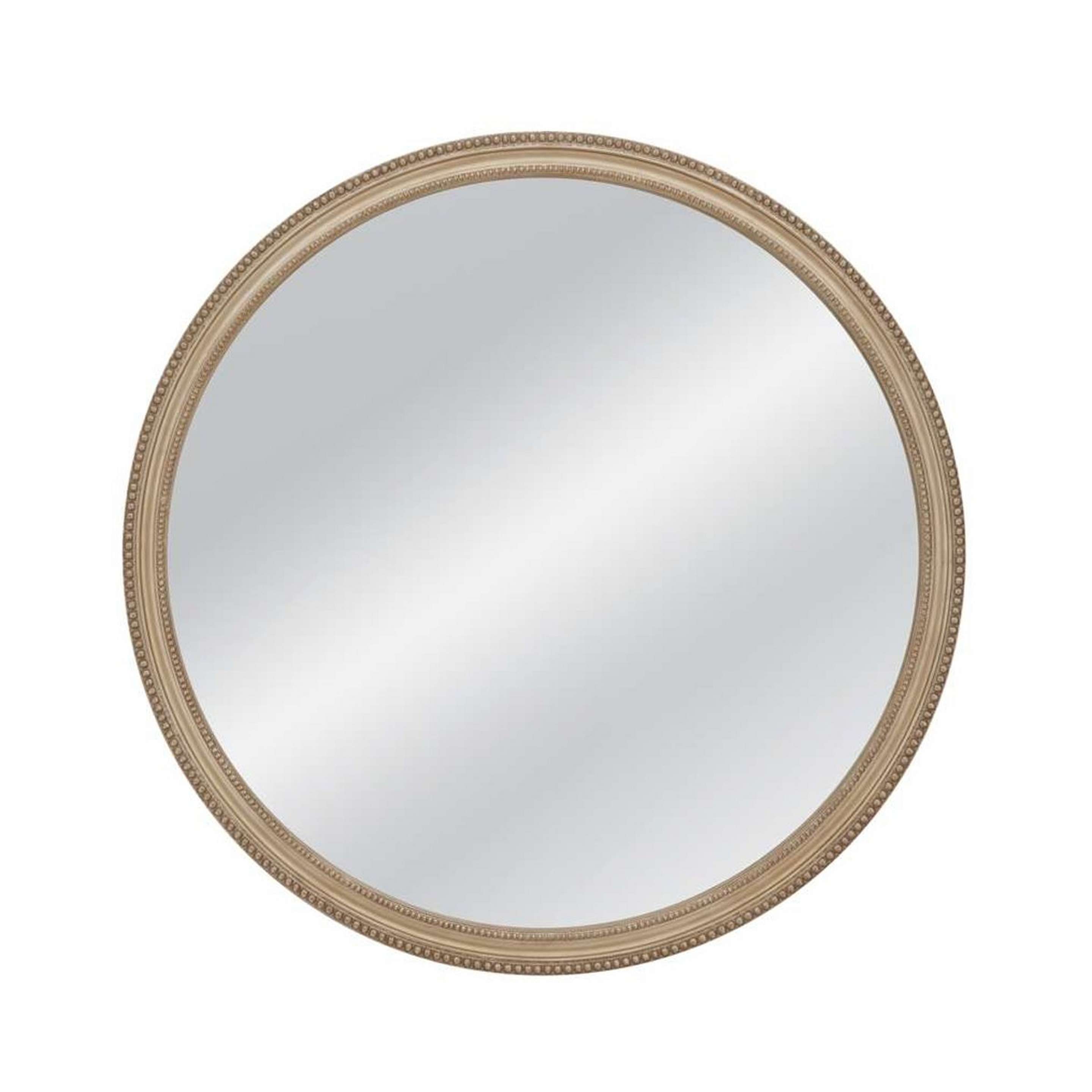 A Olette Mirror with Champagne Silver color
