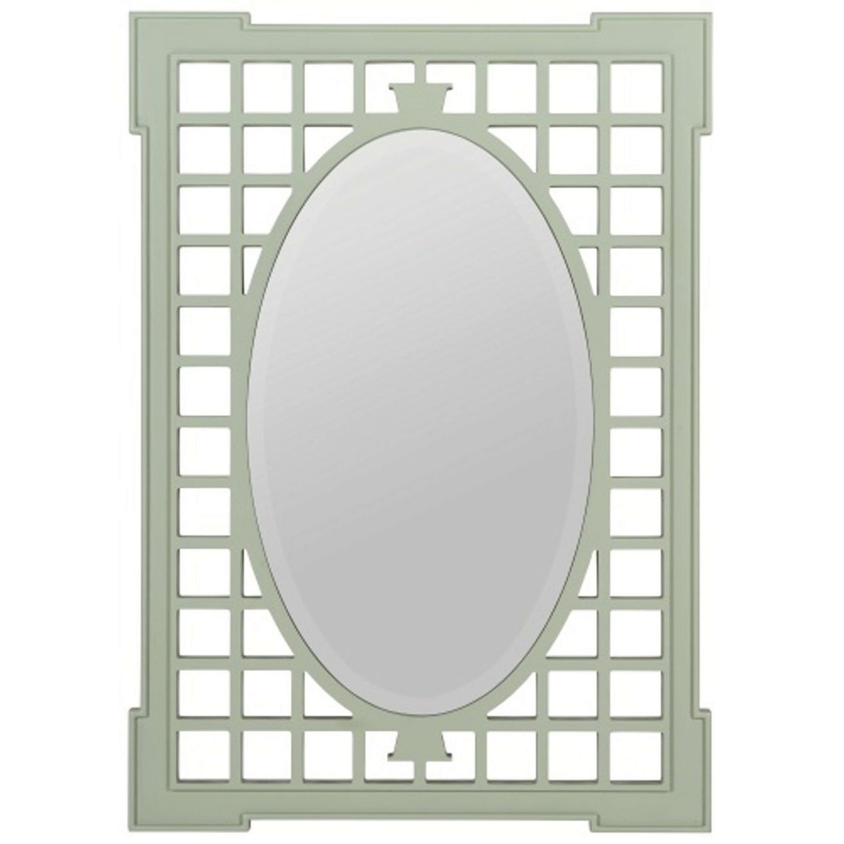 A Merriweather Mirror with Sage color