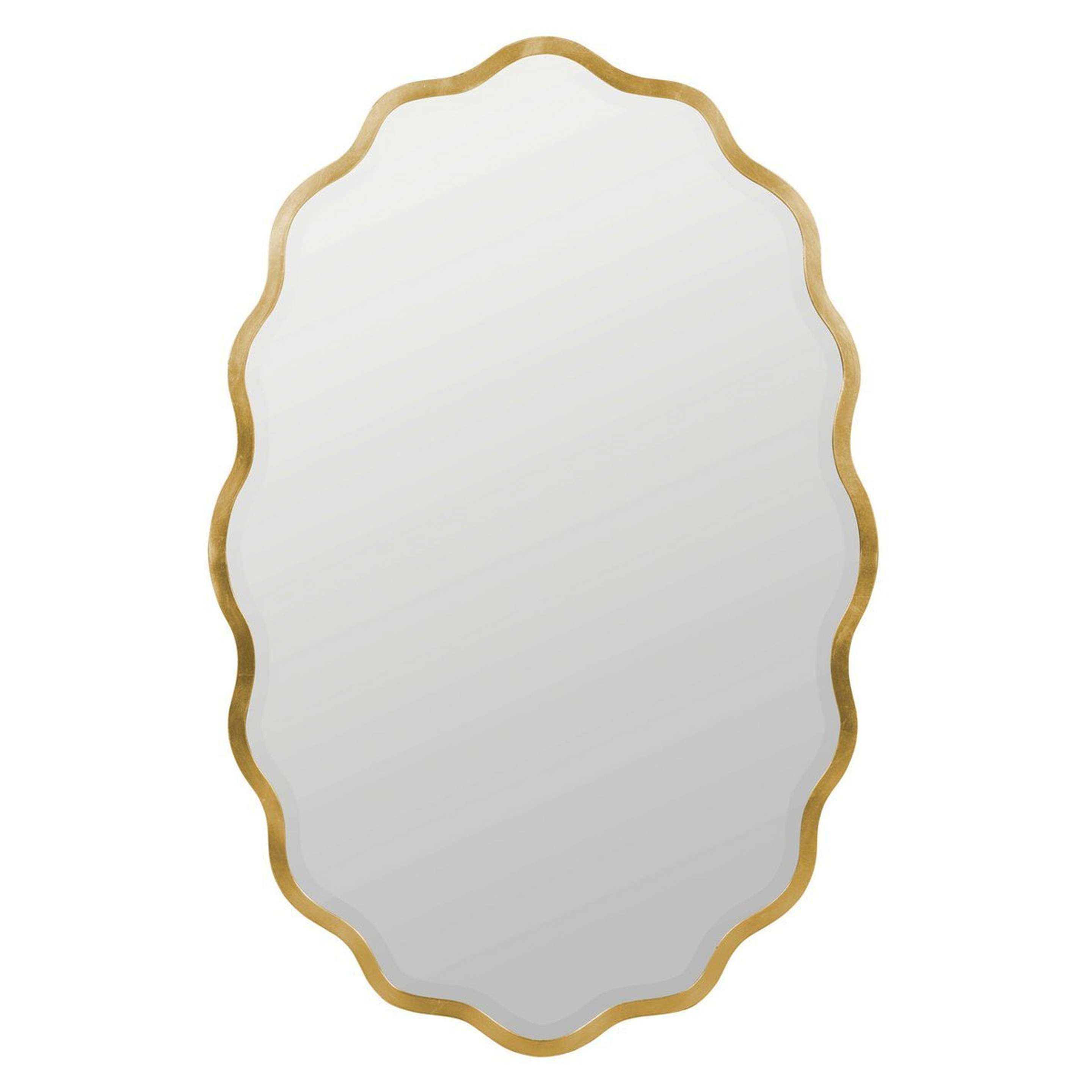 A Ripley Gold Mirror with Gold color
