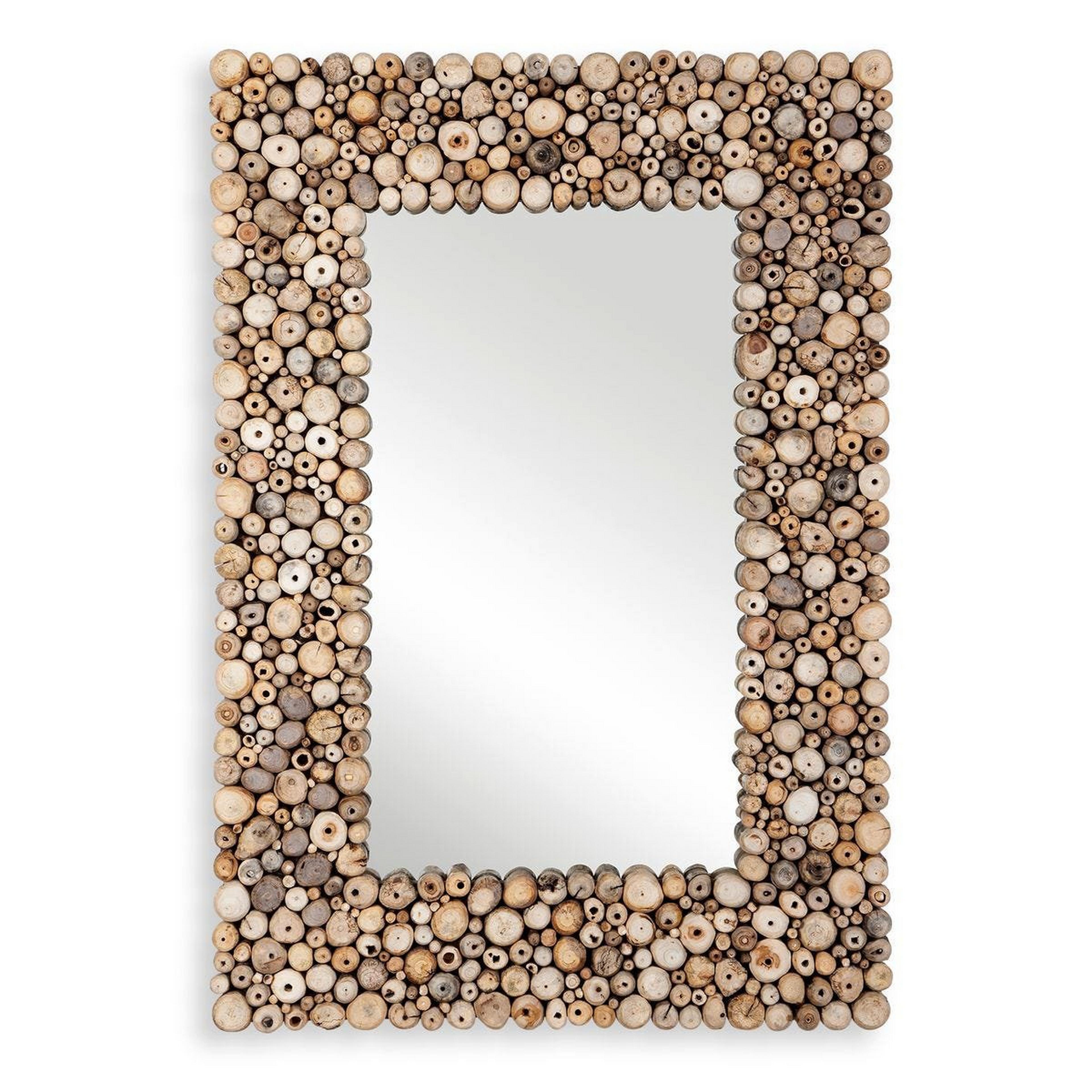 A Palisade Mirror with Wood color