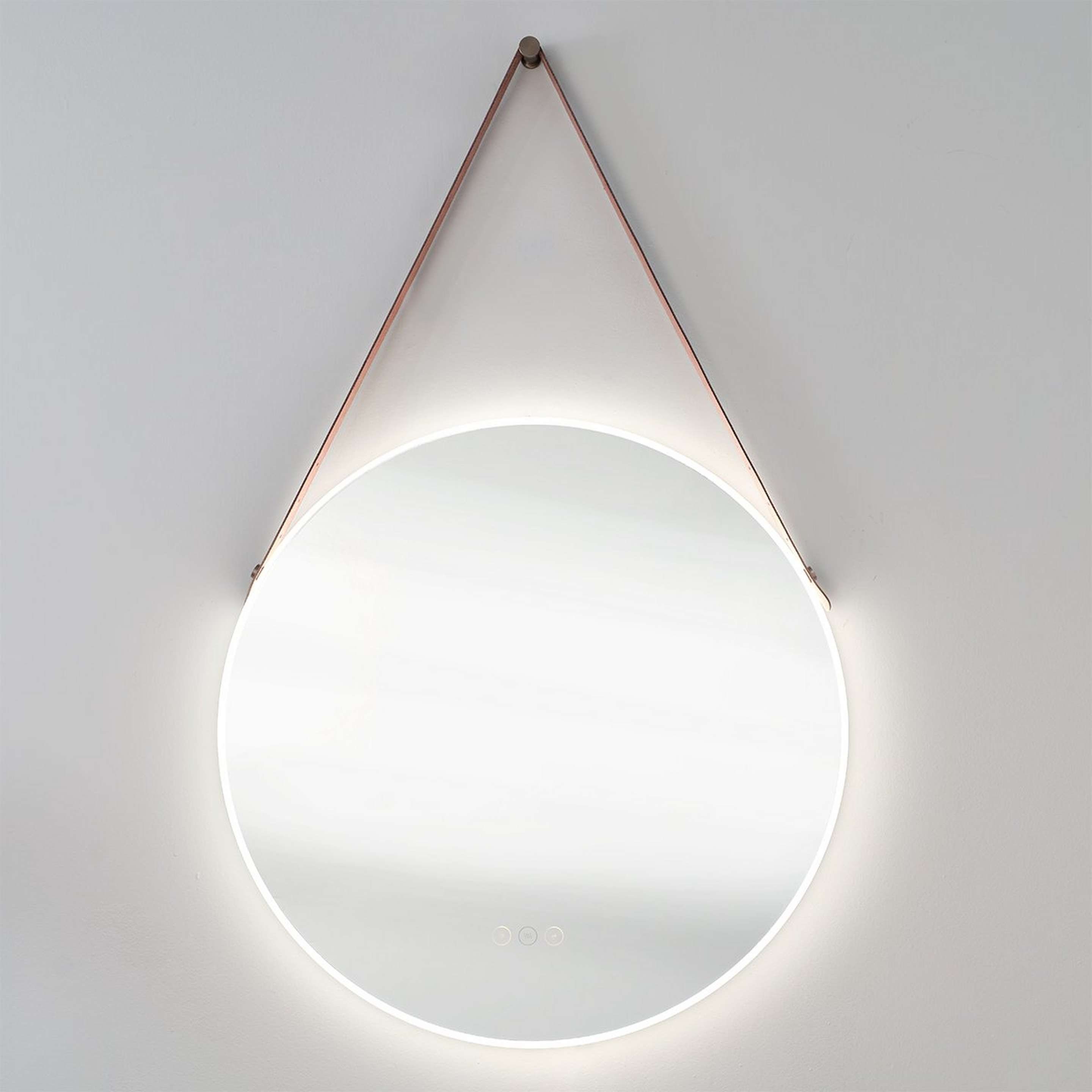A Rhesus LED Mirror with Black color