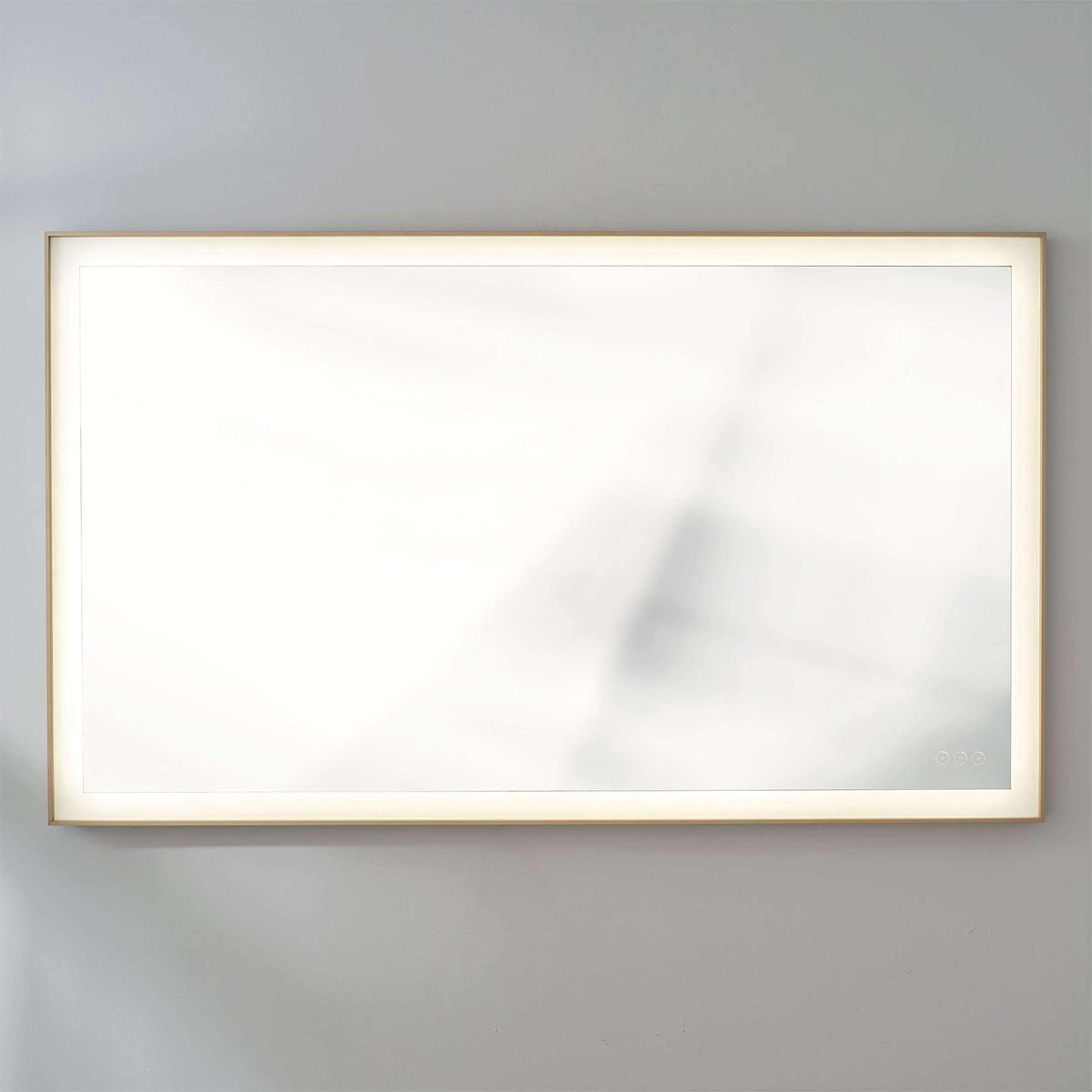 A Eurydice LED Mirror - 32x54 with Gold color