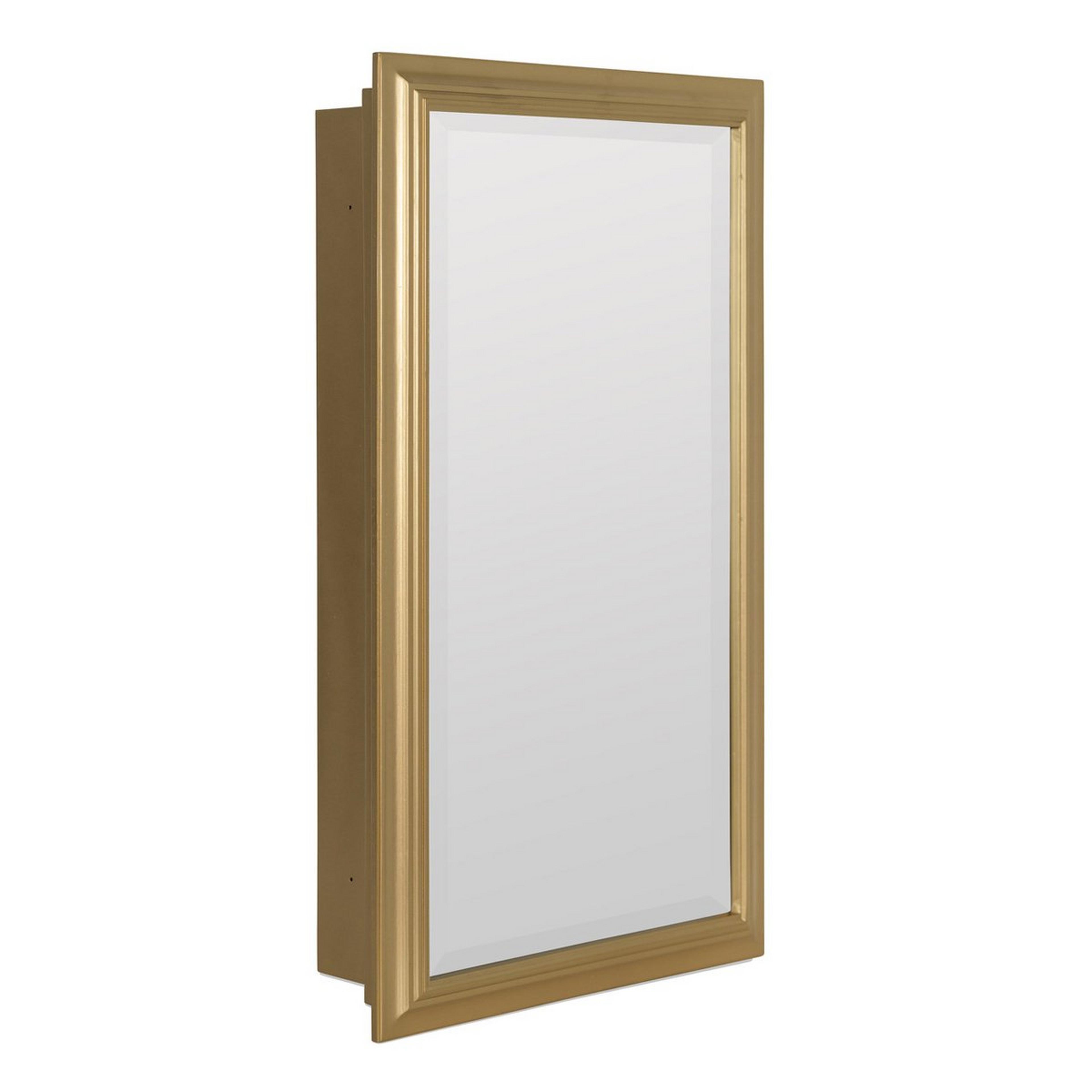 A Perquin Medicine Cabinet Mirror with Gold color