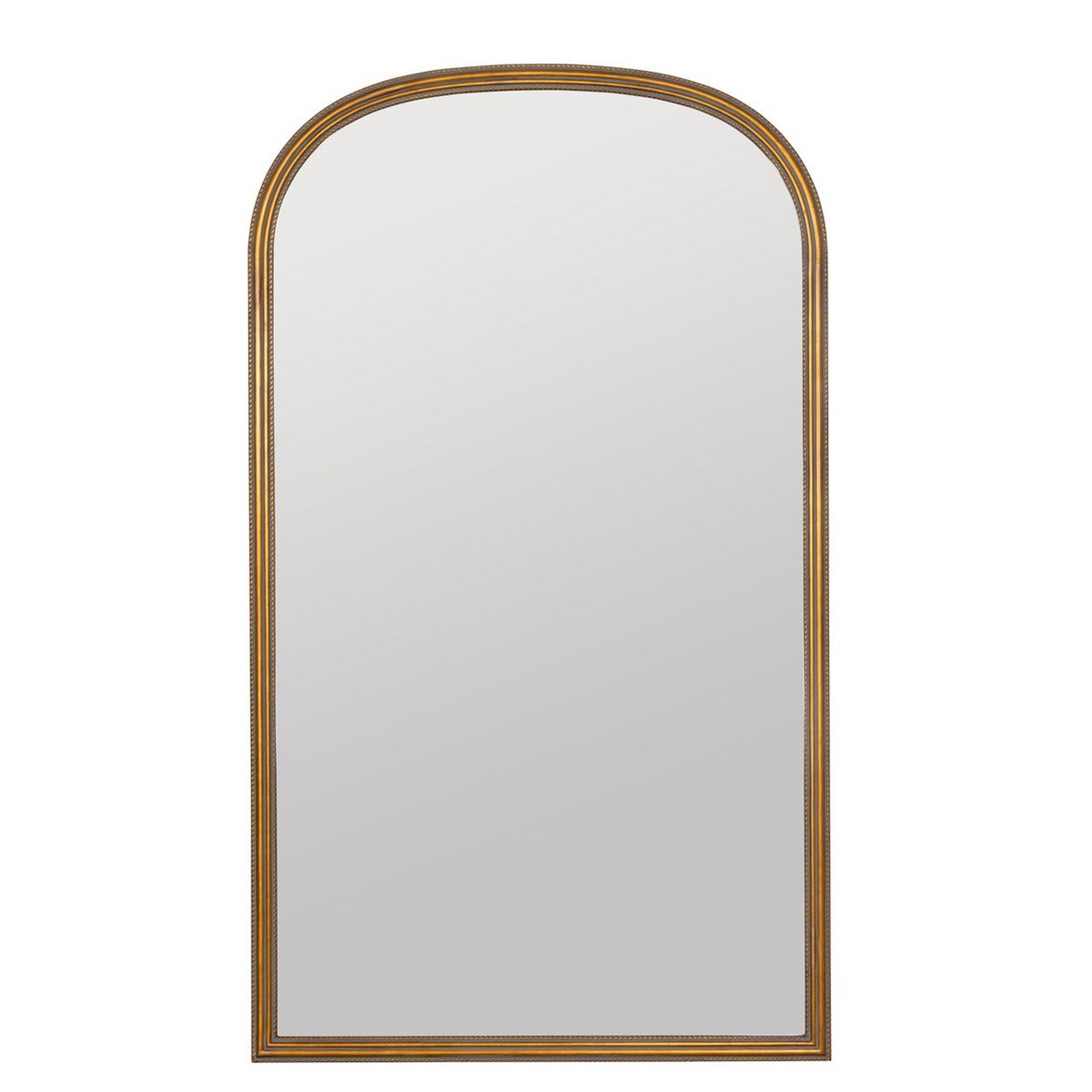A Shaughnessy Floor Mirror with Gold color