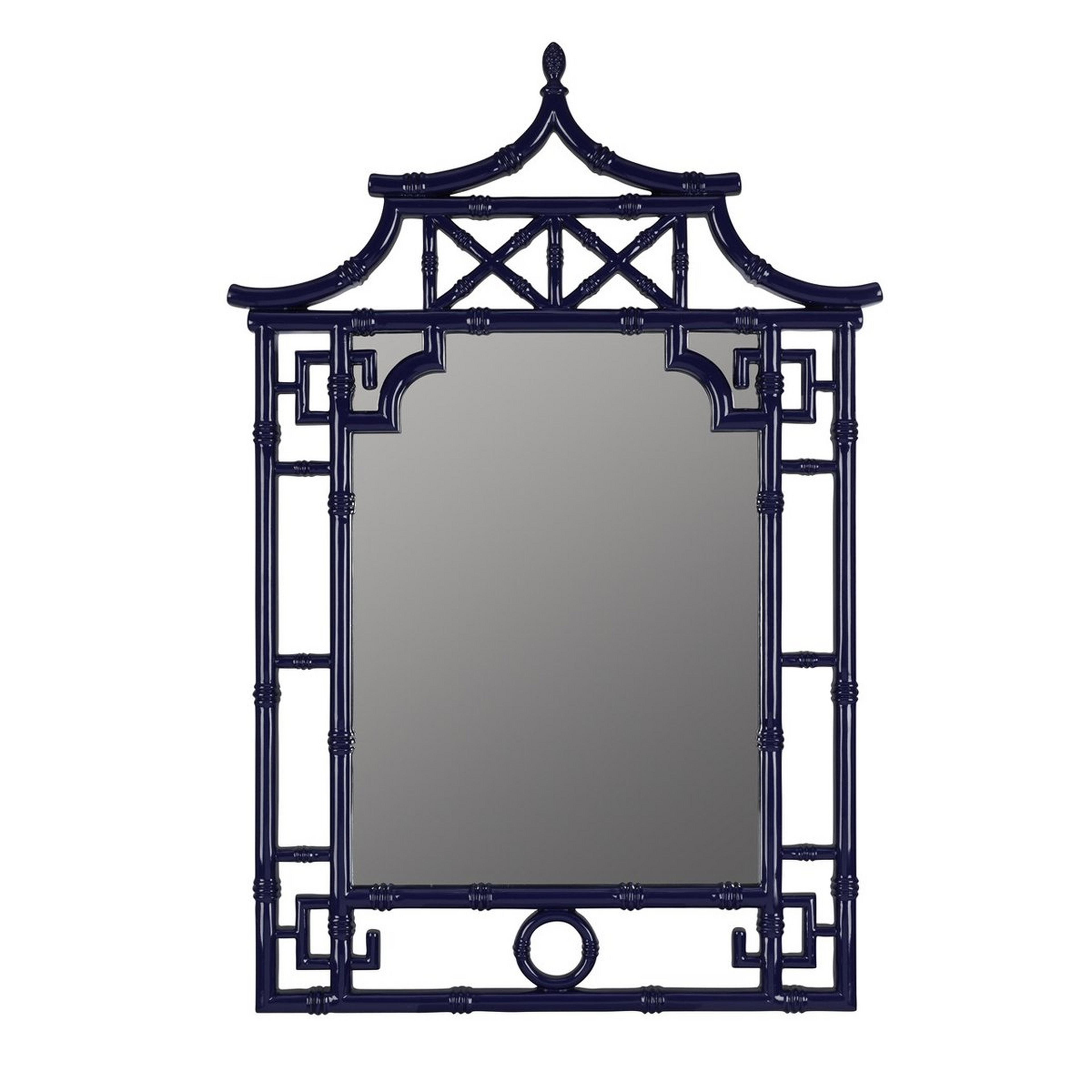 A Dawnwood Mirror with Navy Blue color