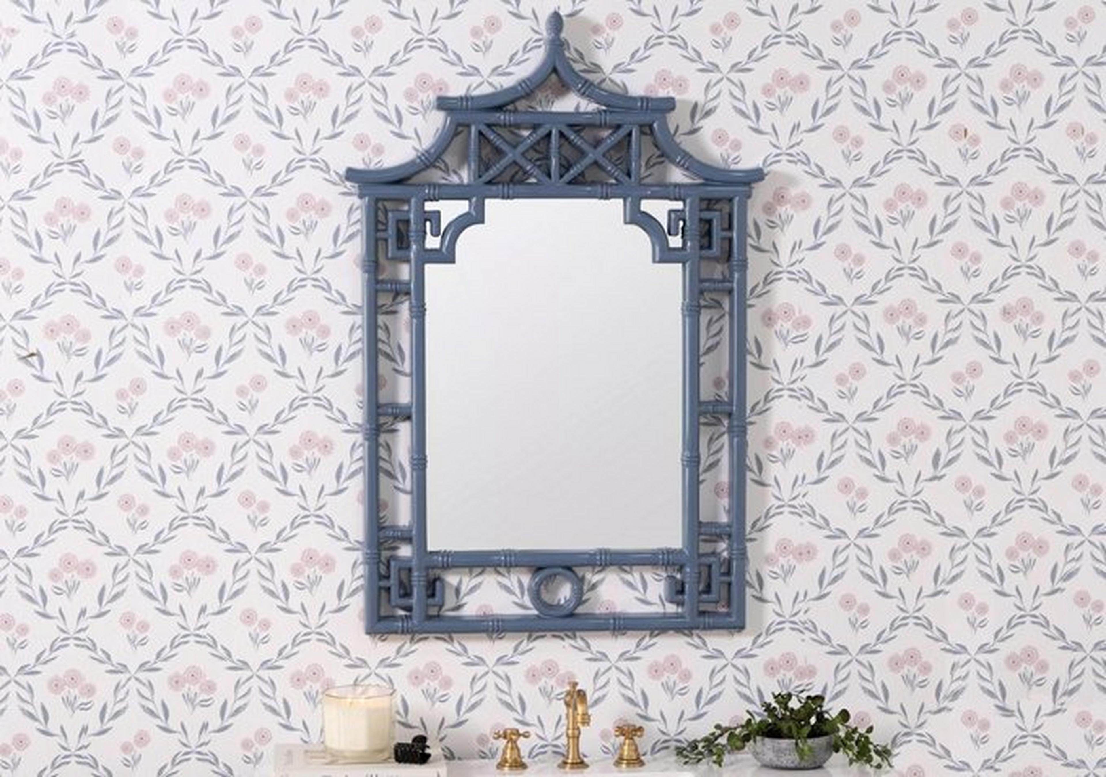 Denim Blue Dawnwood Mirror