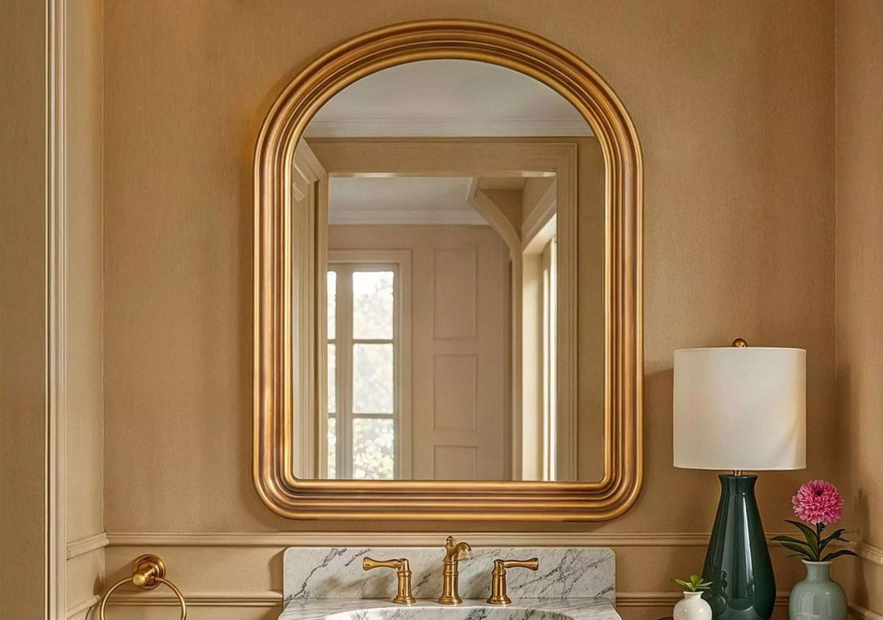 Antique Gold Amadeus Mirror