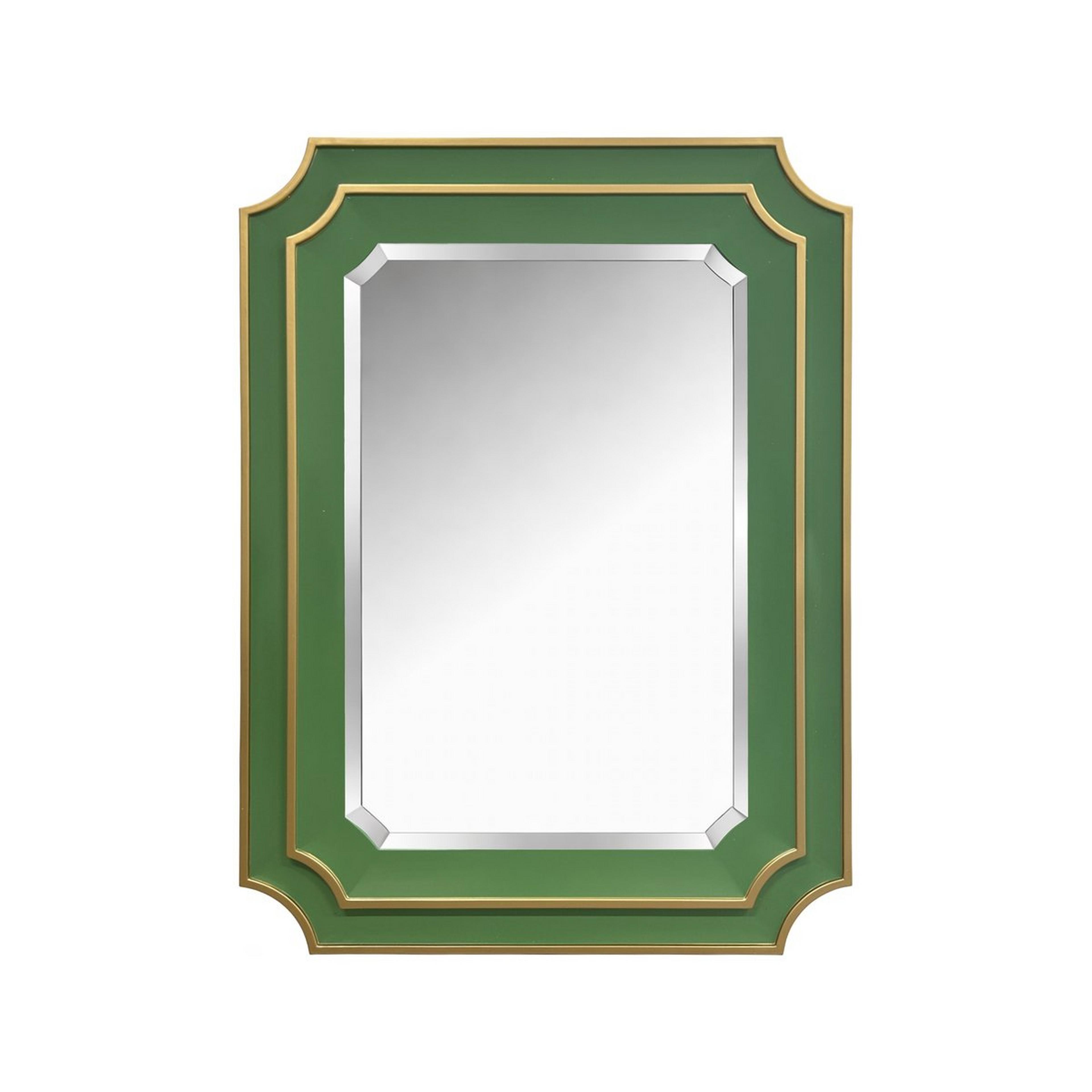 A Oriole Mirror with Green / Goldenrod color