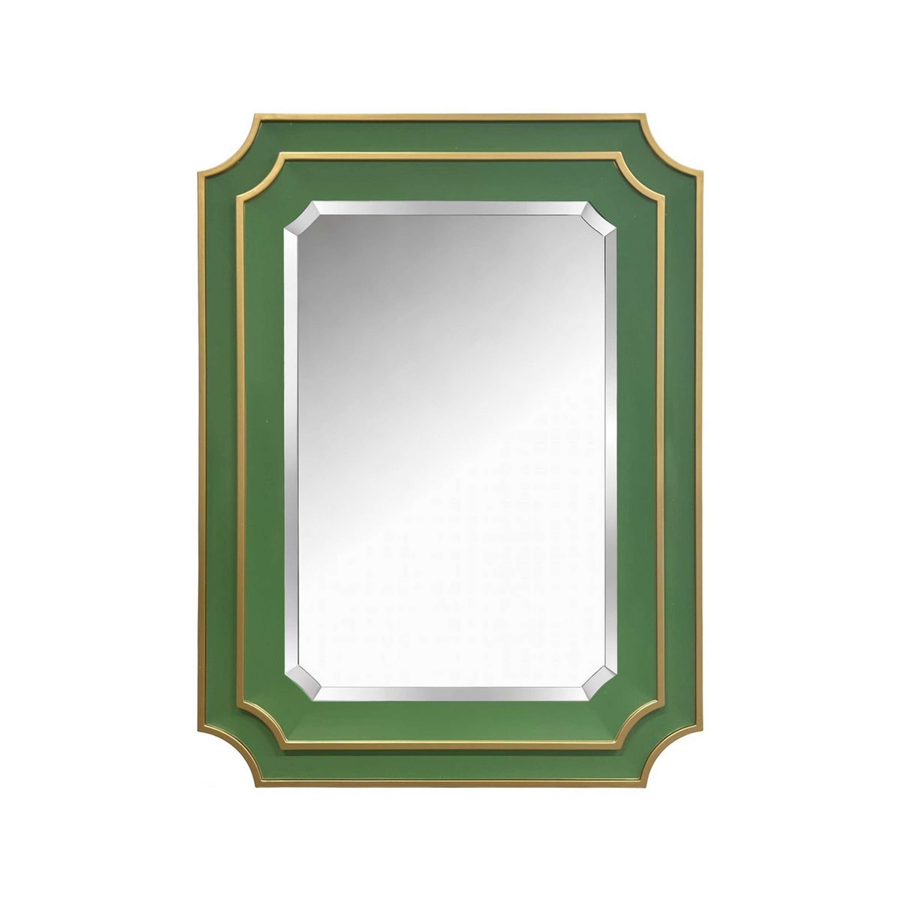 A Oriole Mirror with Green / Goldenrod color