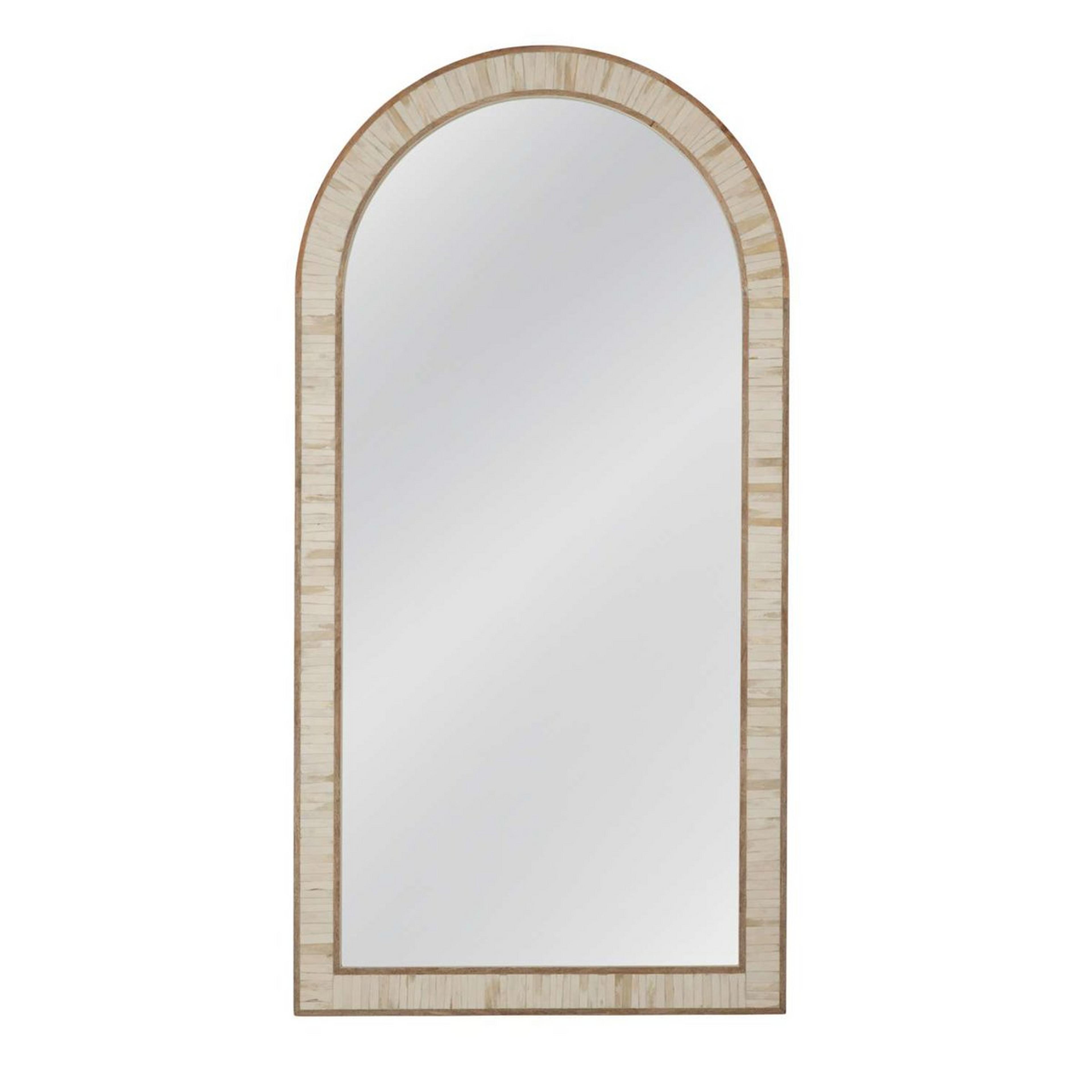 A Alice Mirror with Natural Wood / Natural Bone color