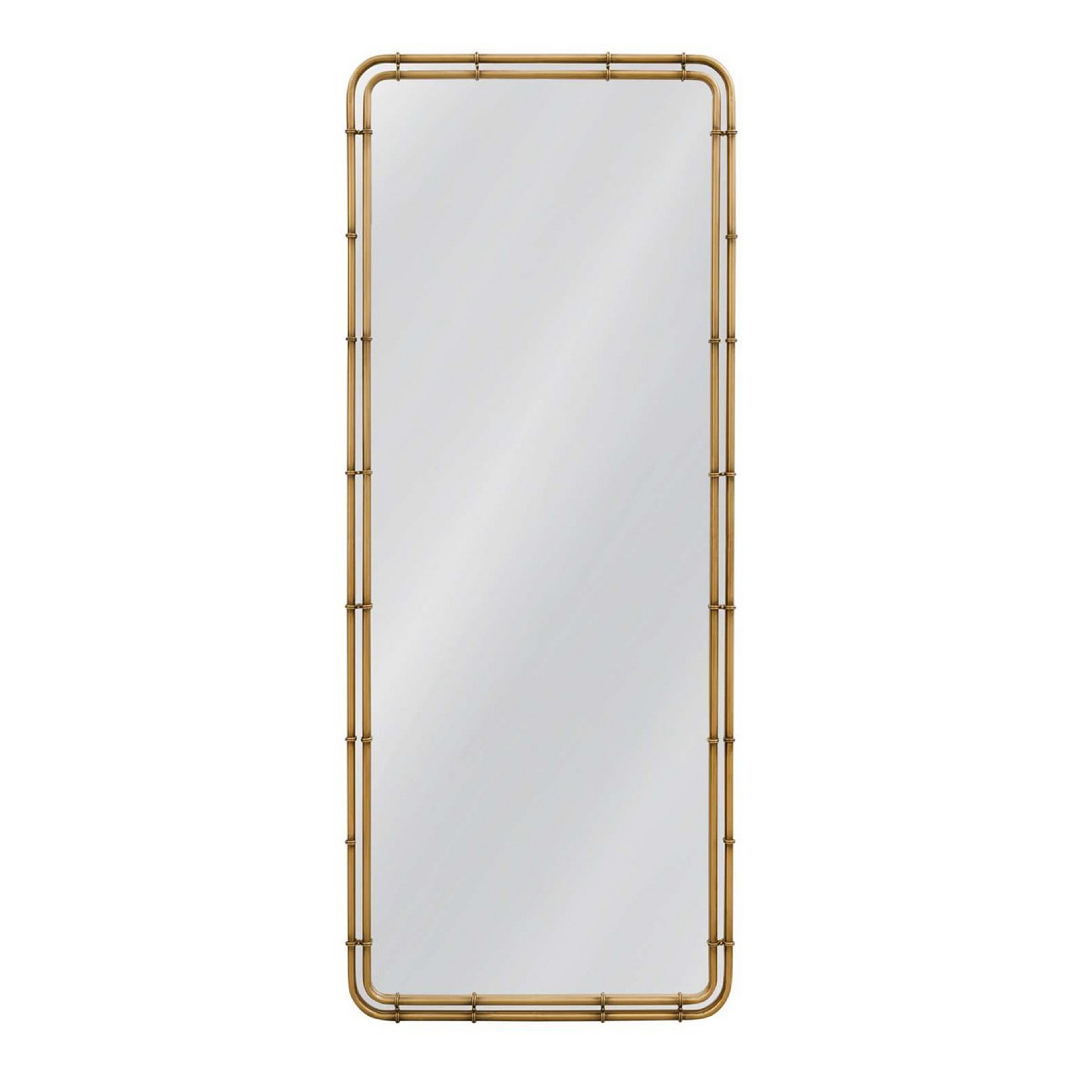 A Salix Mirror with Gold color