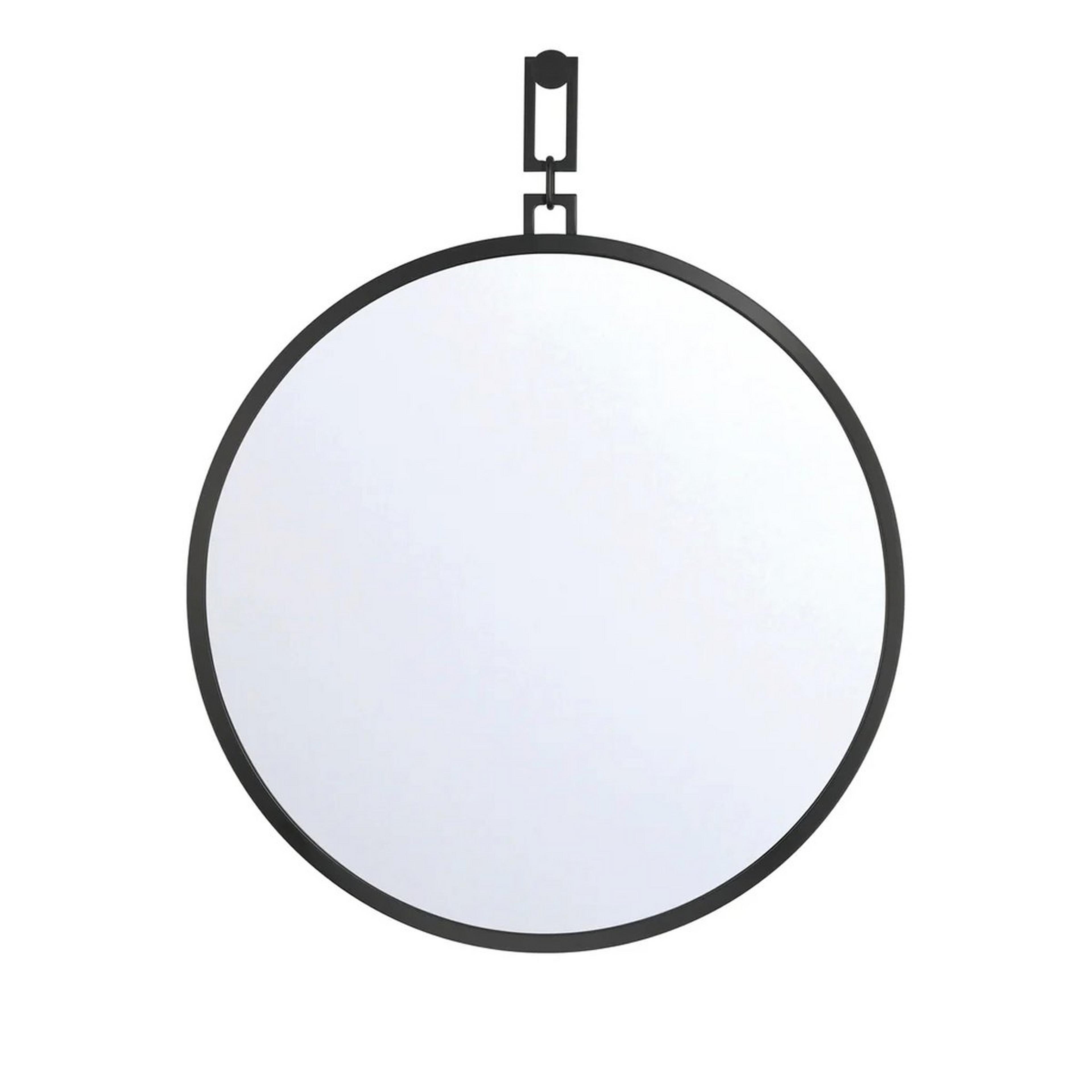 A Monotype Mirror with Matte Black color