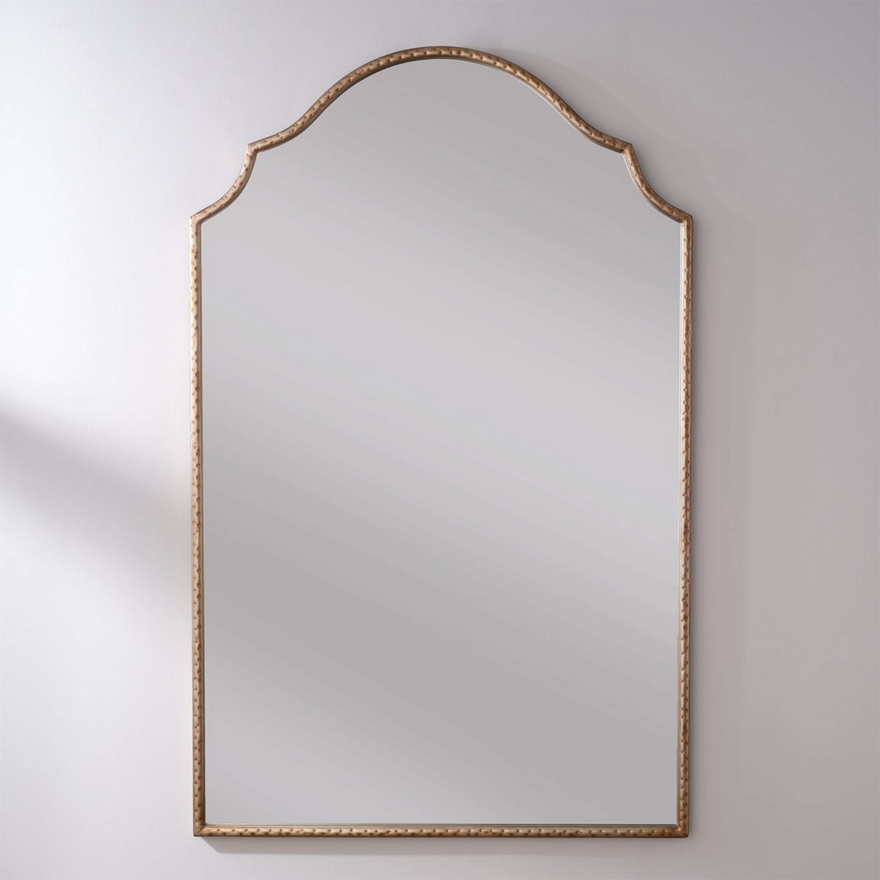 A Donovan Mirror with Gold color