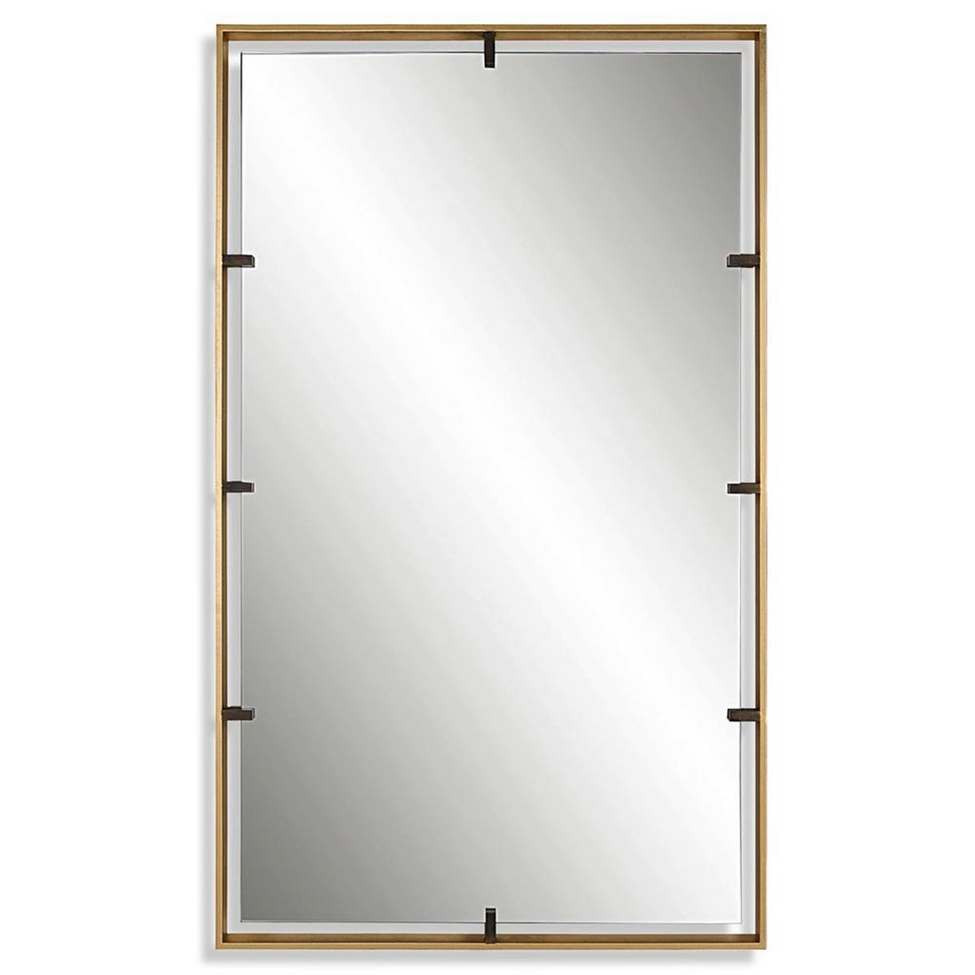 A Brandy Mirror with Gold color