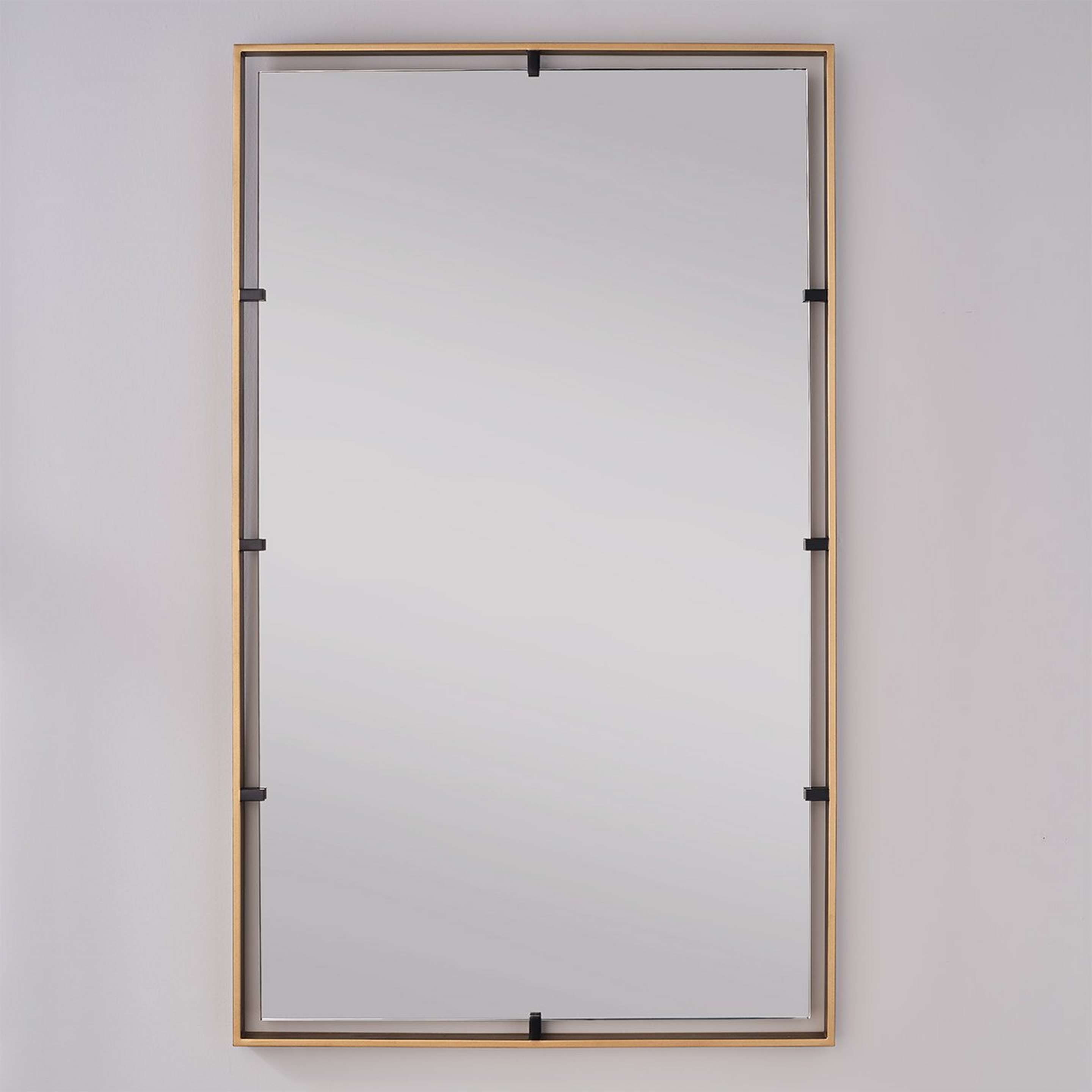 A Brandy Mirror with Gold color