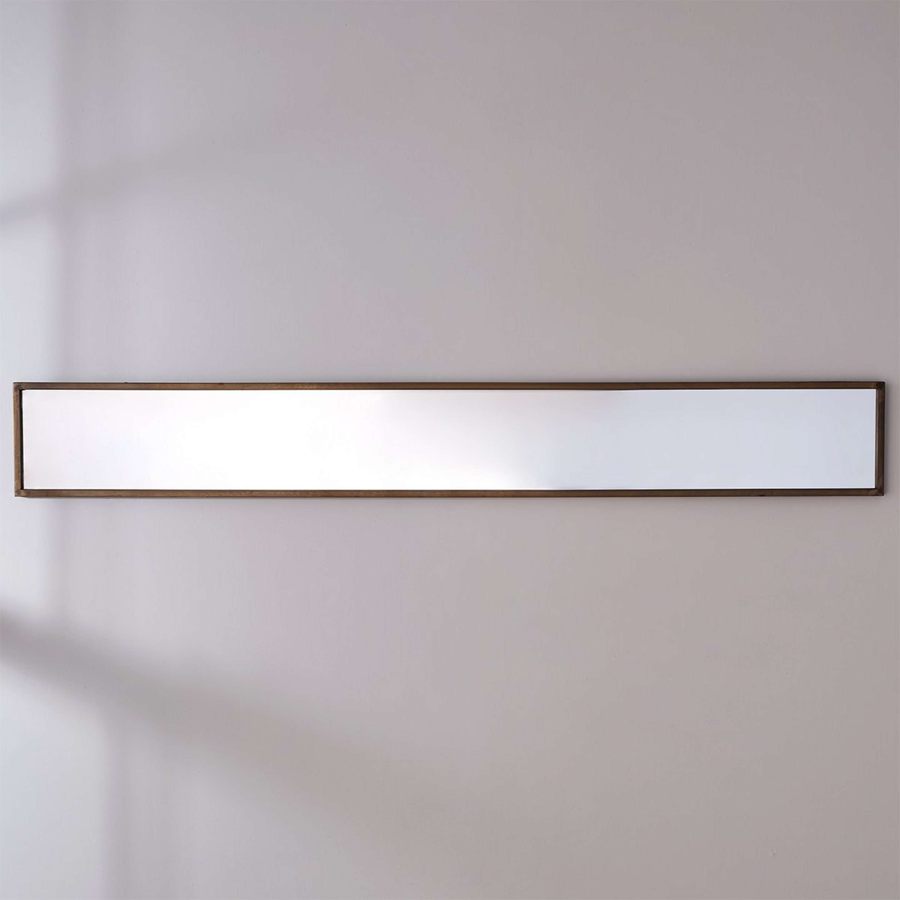 A Gail Wall Mirror with Antique Gold color