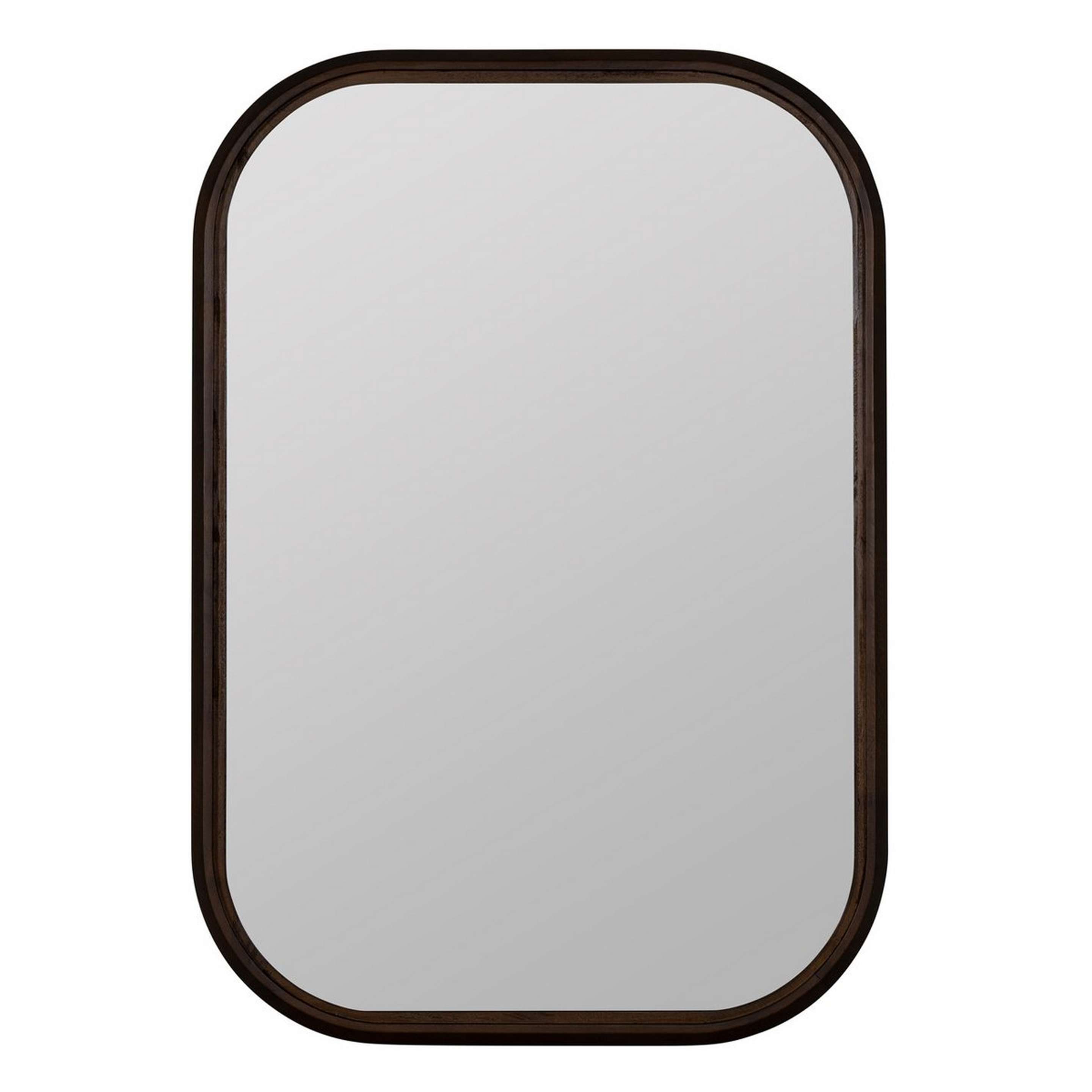 A Isley Mirror with Dark Wood color