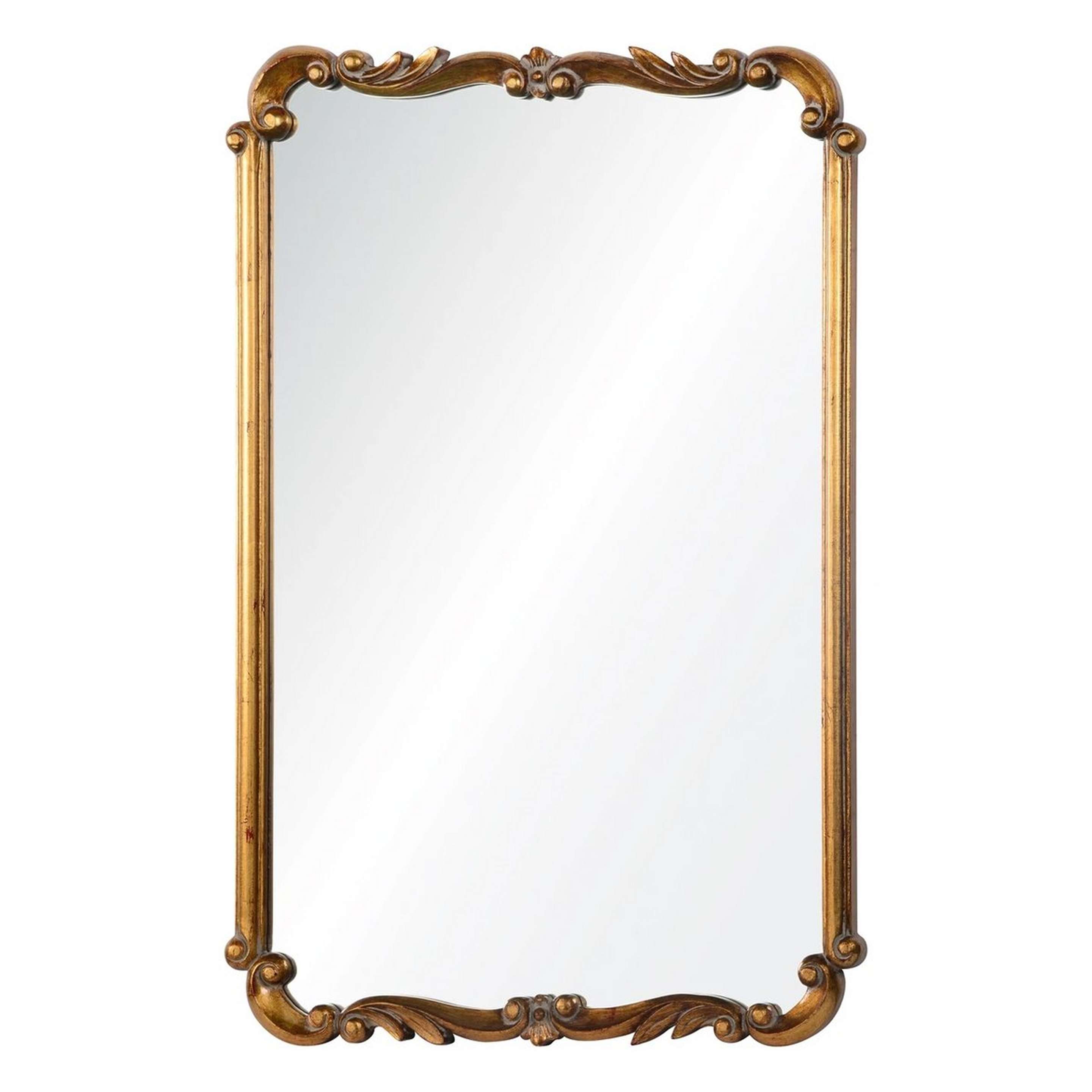 A Belgrave Mirror with Aged Gold color