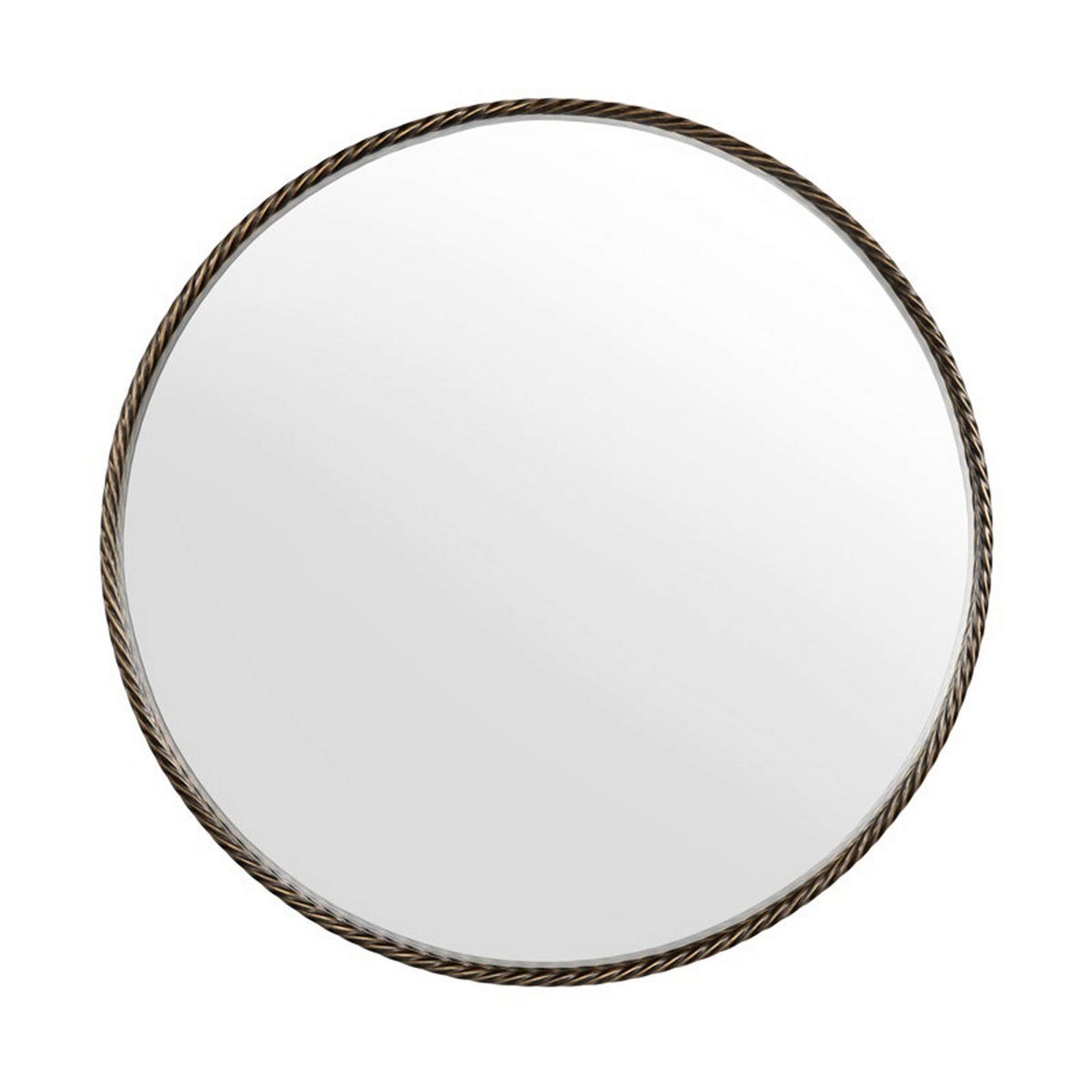 A Handfast Mirror with Oil-Rubbed Brown color