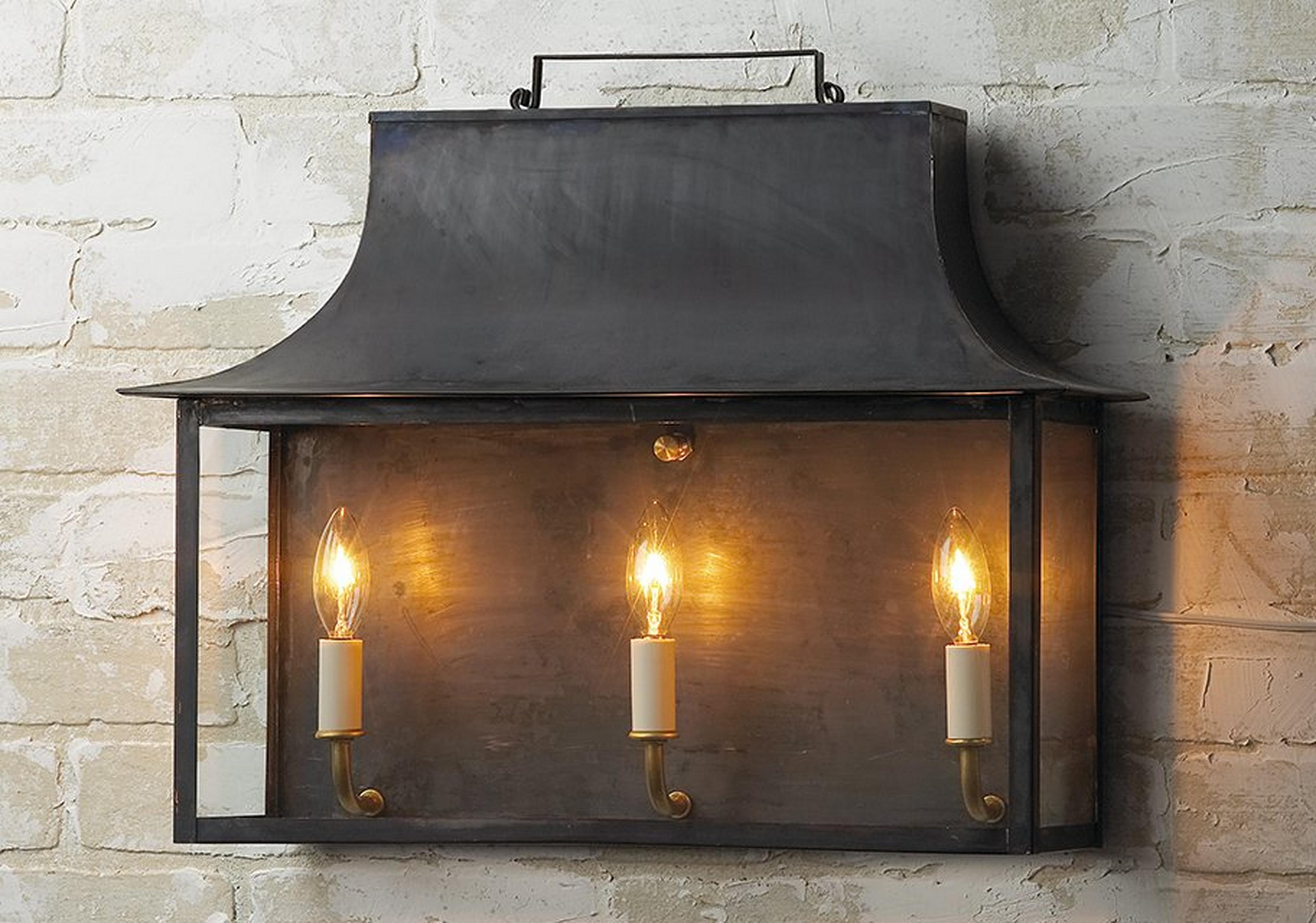 Colonial Metalcrafts Large Georgian Outdoor Sconce