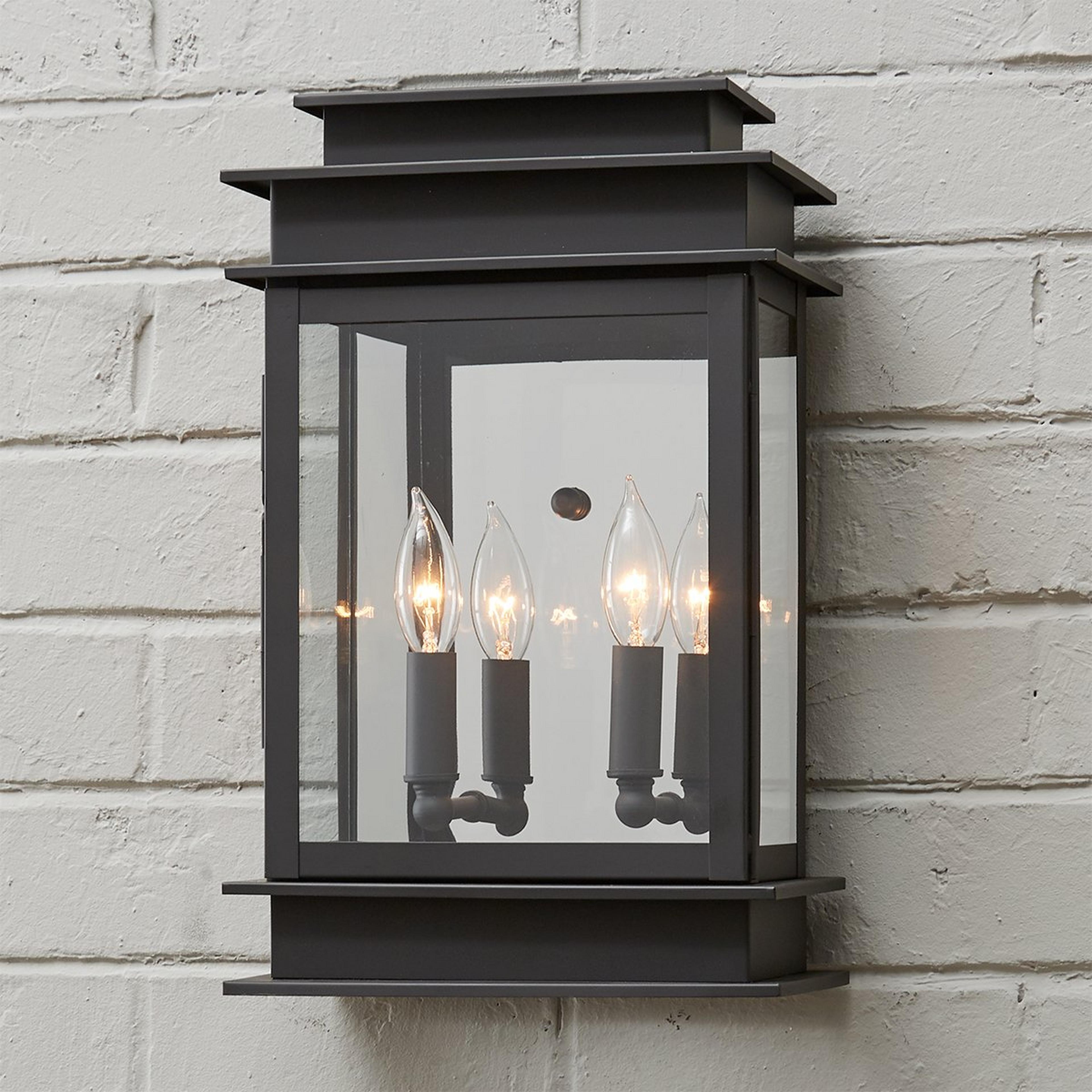 Rectangular Step Outdoor Sconce - Large