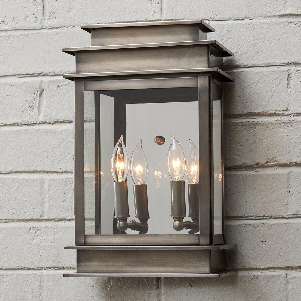 Rectangular Step Outdoor Sconce - Large