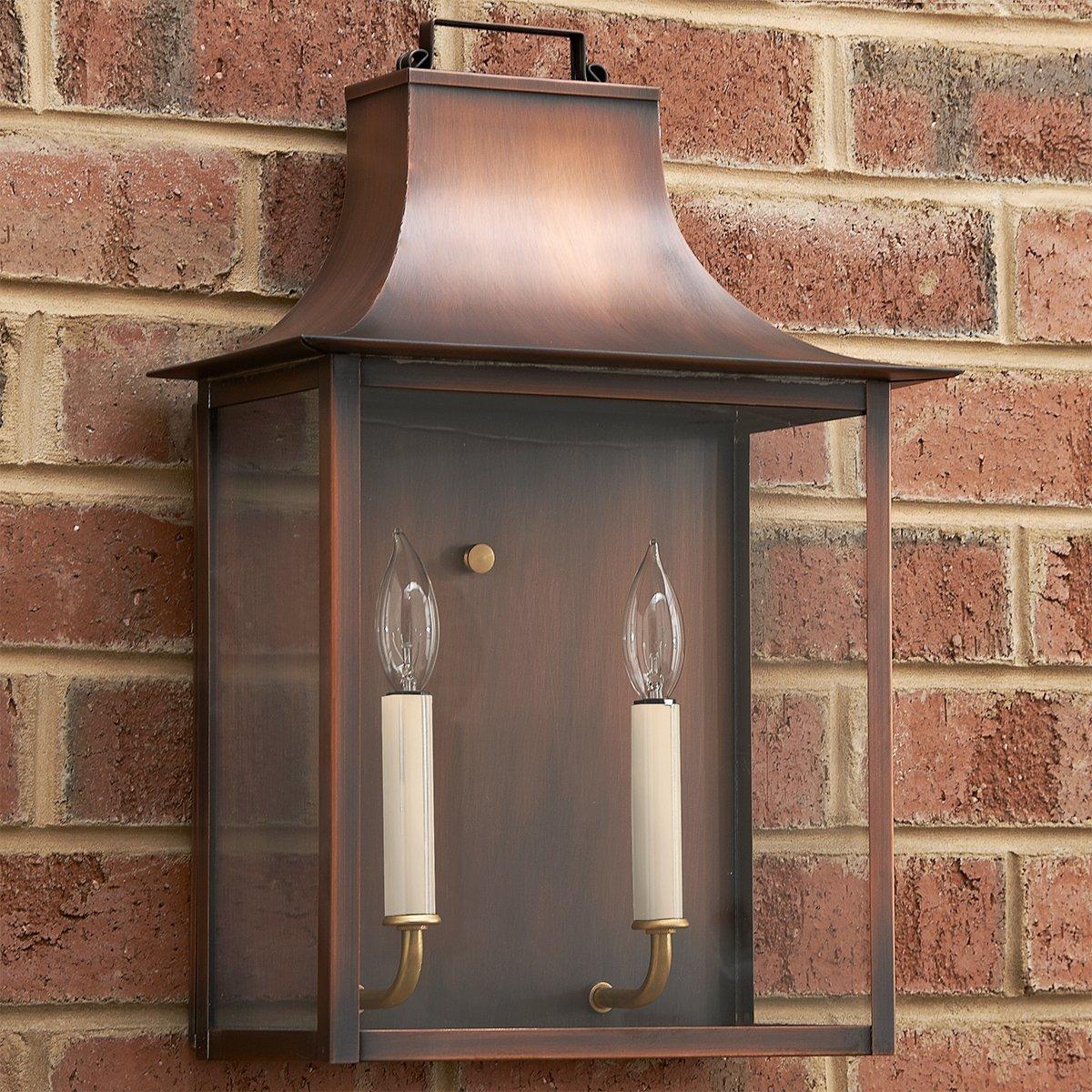 Colonial Metalcrafts Georgian Outdoor Sconce - Medium | Shades of