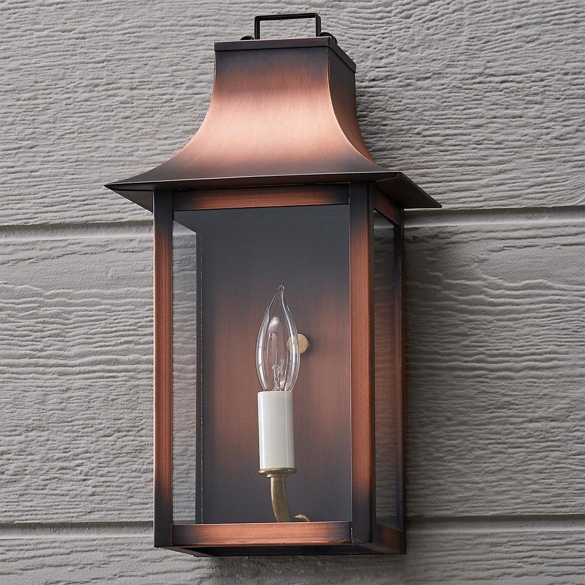 Colonial Metalcrafts Georgian Outdoor Sconce - Small | Shades of Light