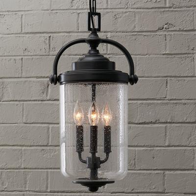 Marine-grade metal outdoor hanging light
