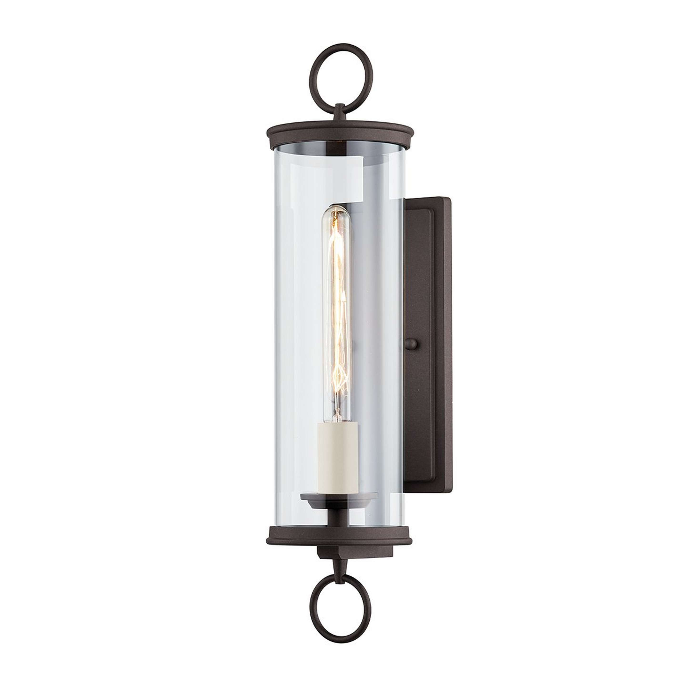 A Henrico Outdoor Sconce - Large with Bronze color