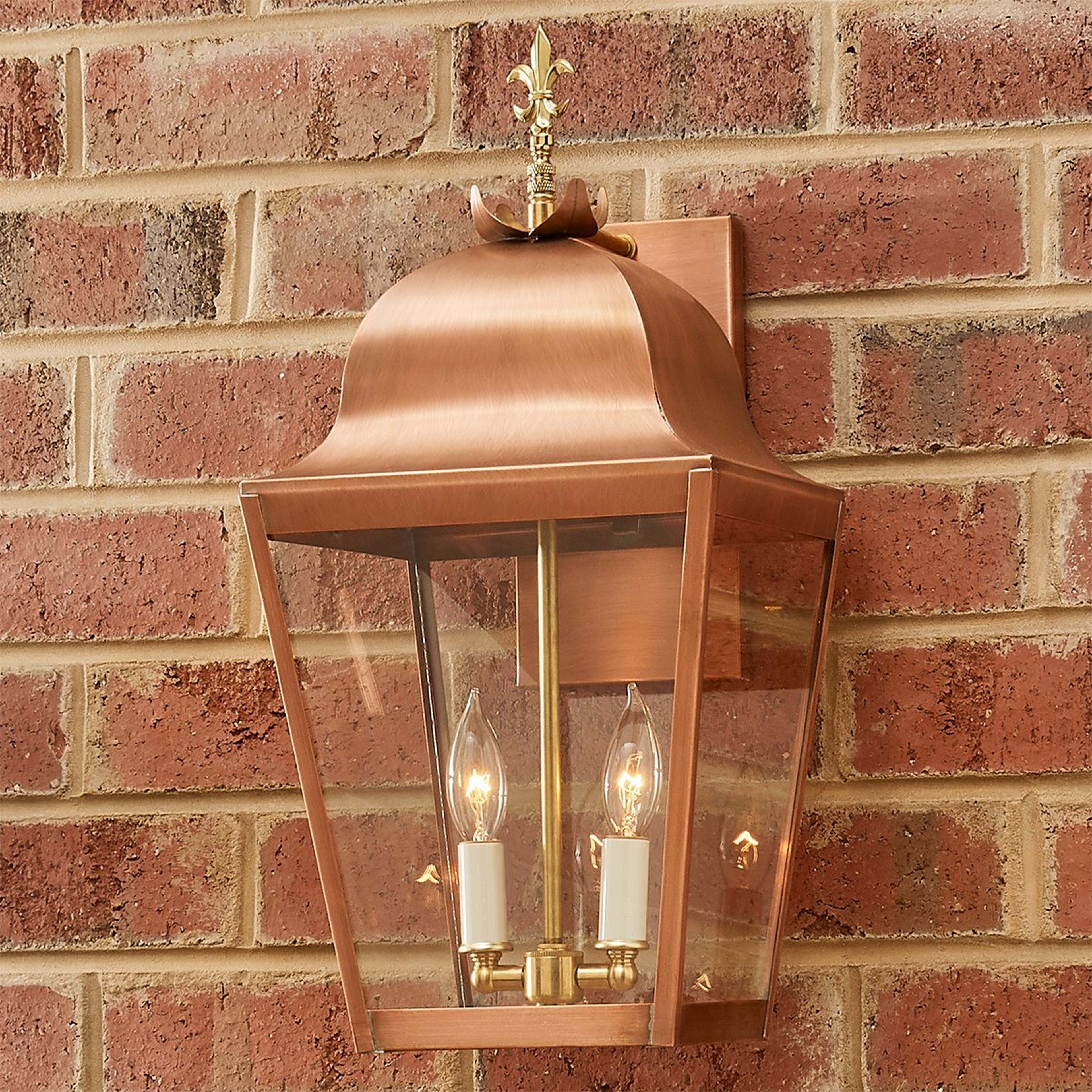 A Pont Marie Outdoor Sconce with undefined color