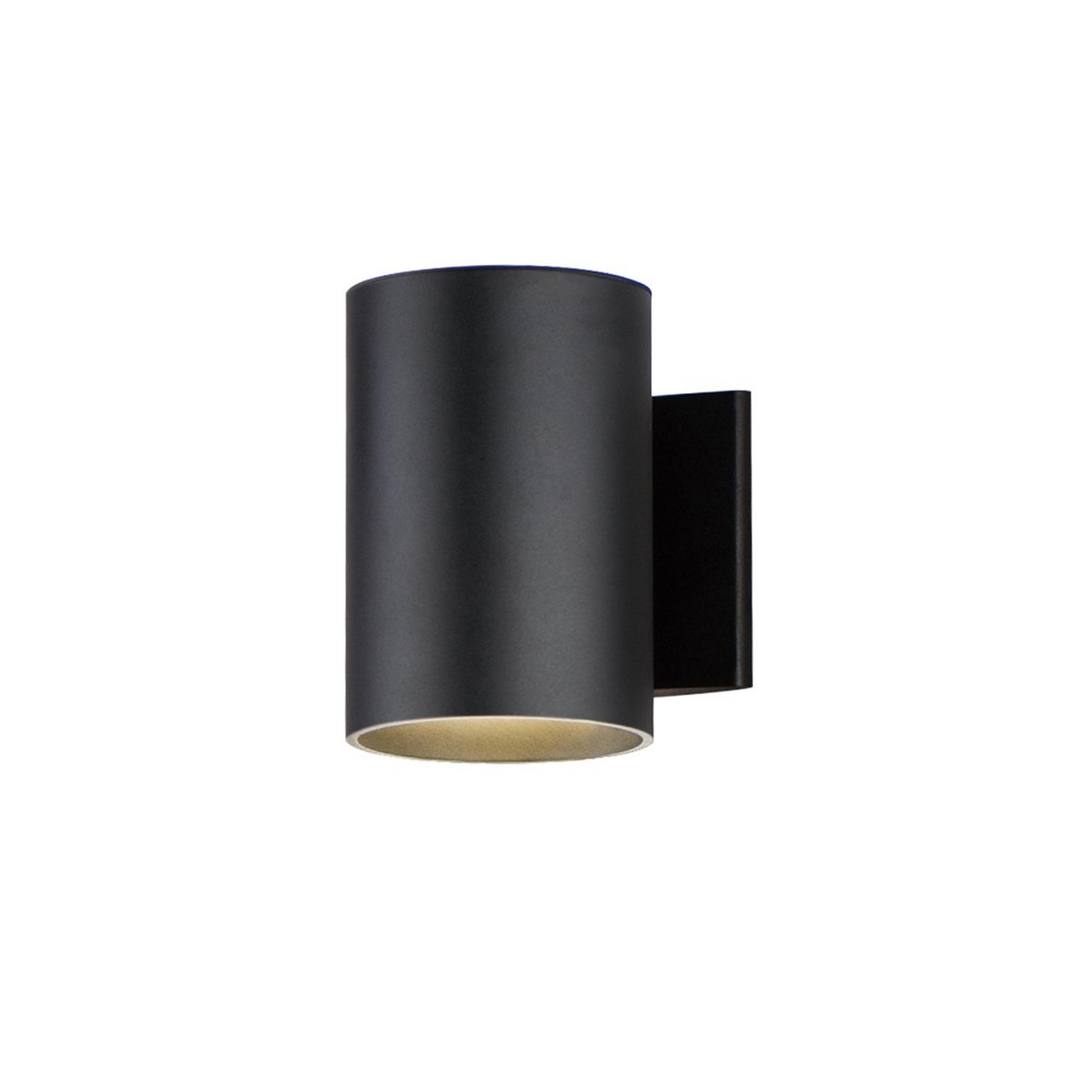 A Beckham Outdoor Sconce - Small with Black color