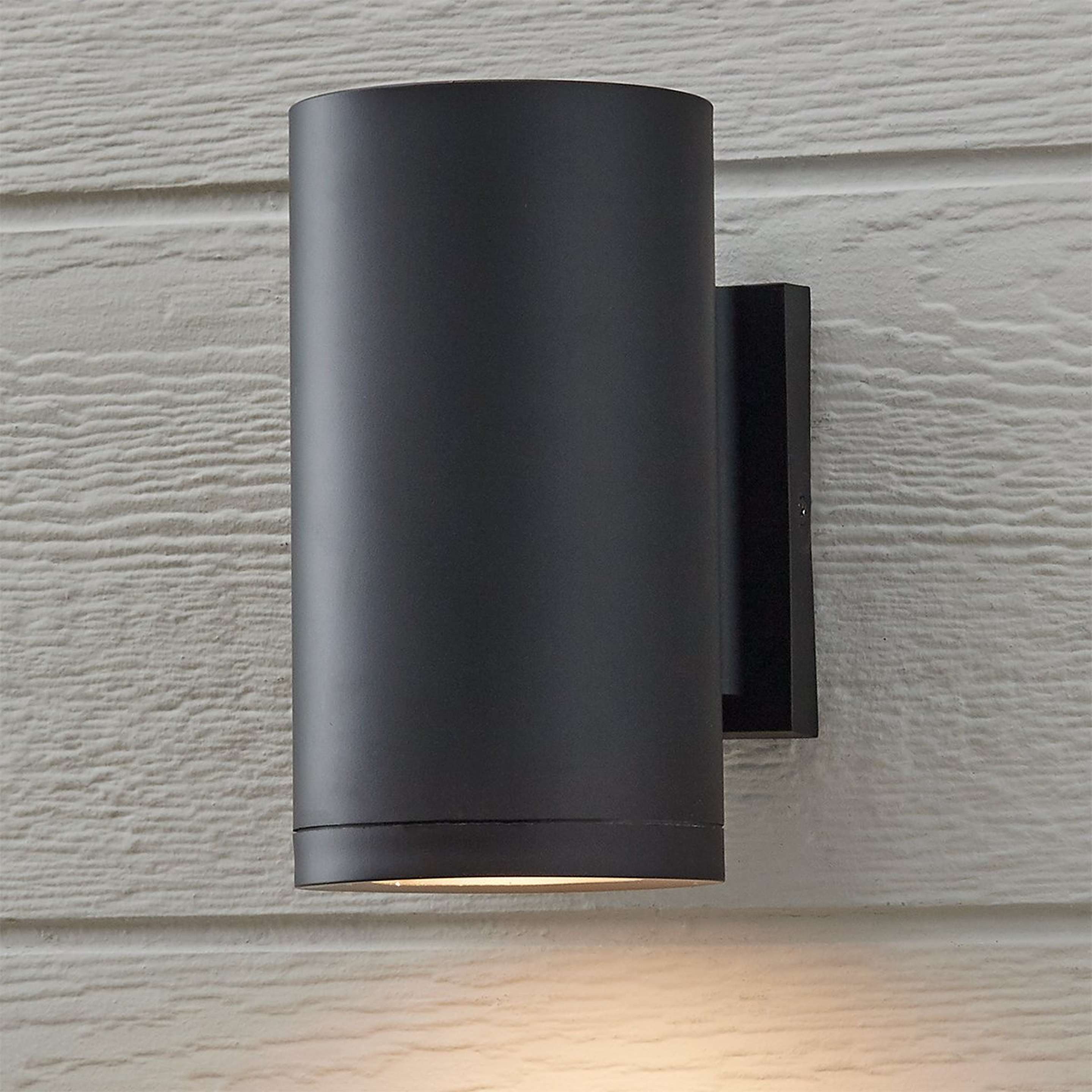 A Alistair Outdoor Sconce - Small with Black color