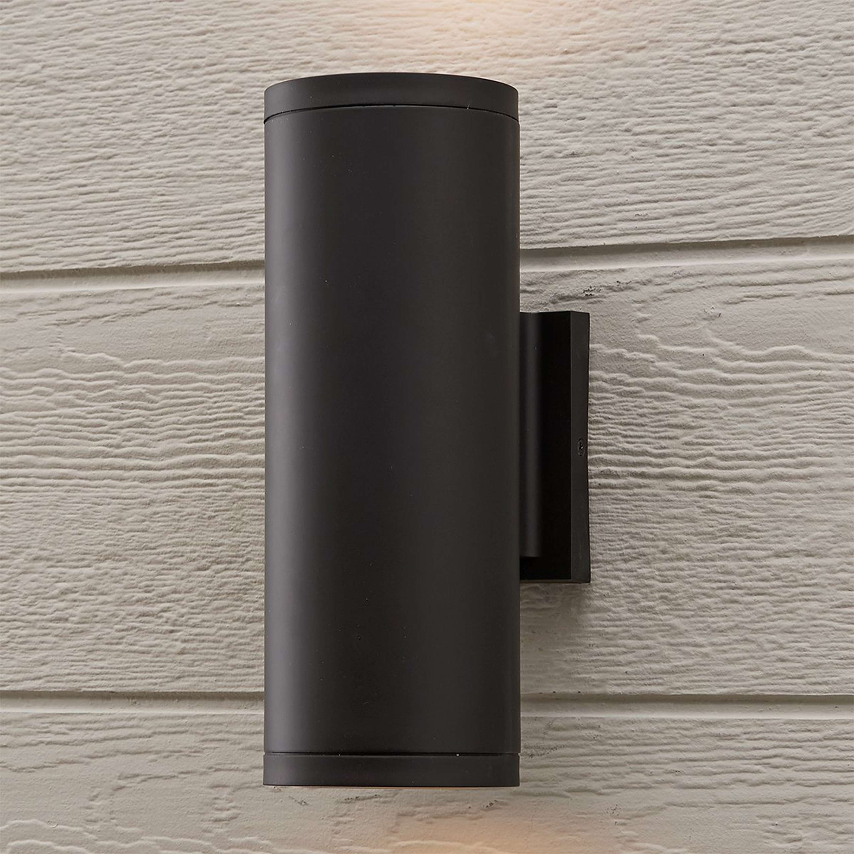 A Alistair Outdoor Sconce - Medium with Black color