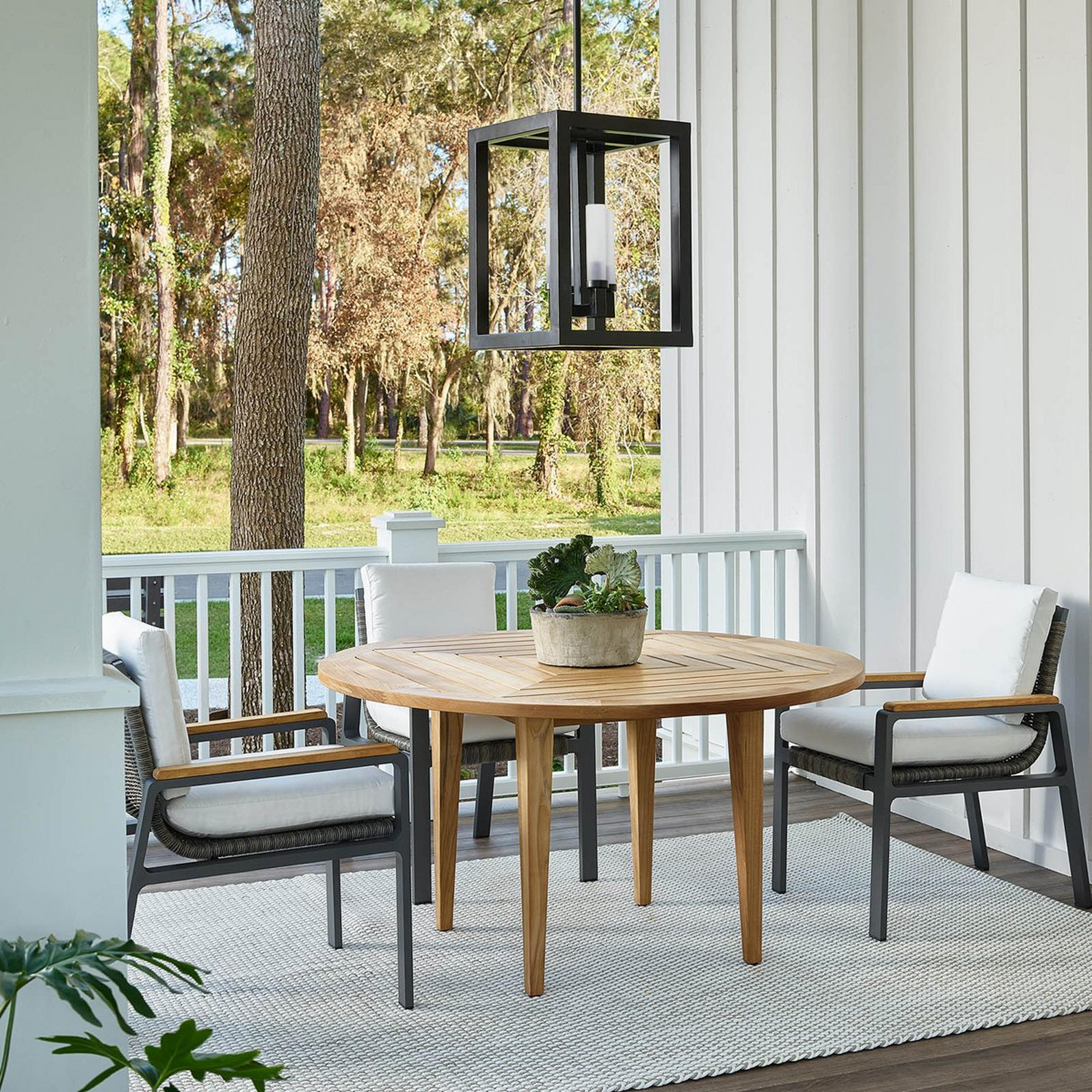 A Eva Outdoor Hanging Lantern - Large with undefined color