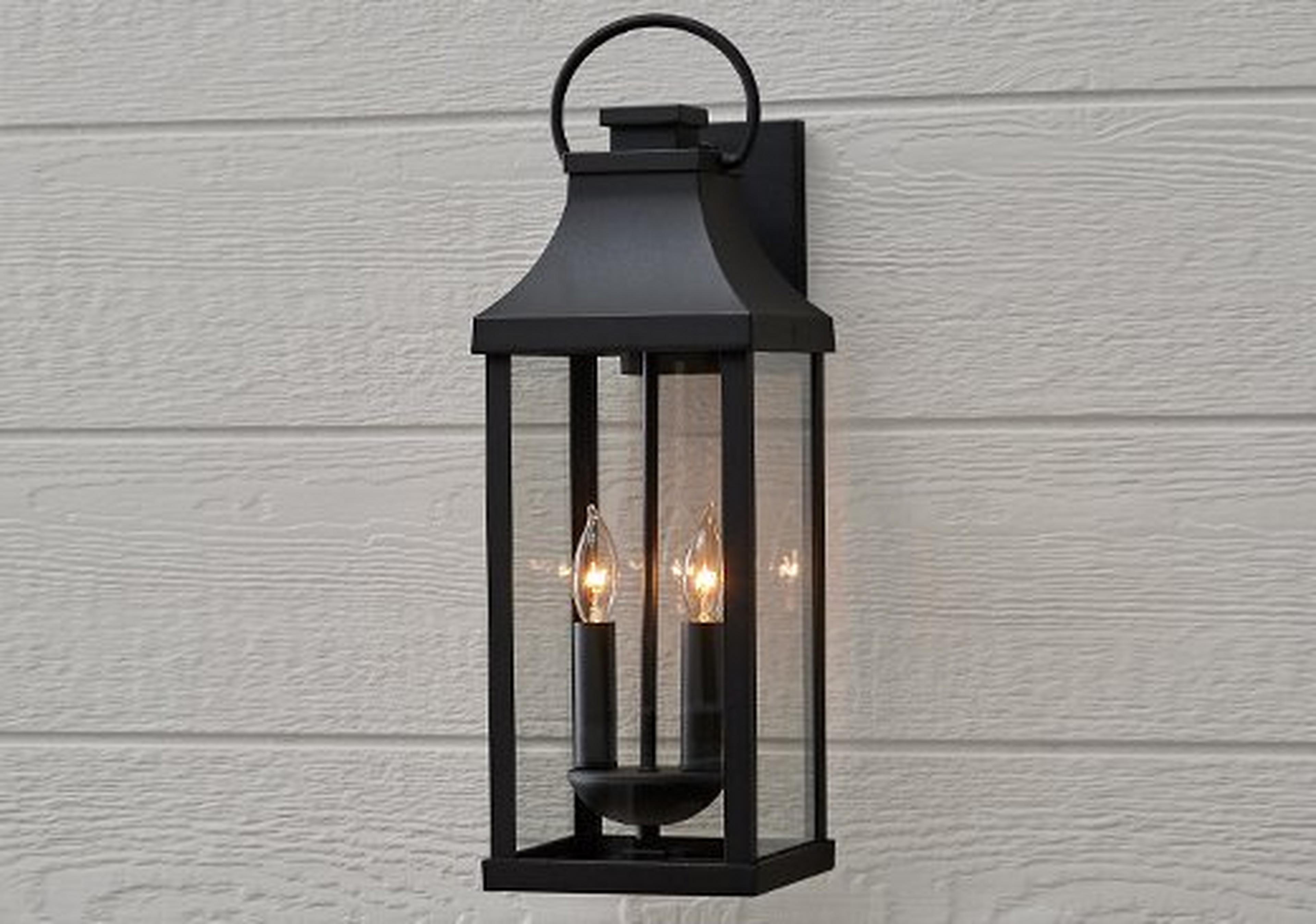 Black Aire Libre Outdoor Sconce