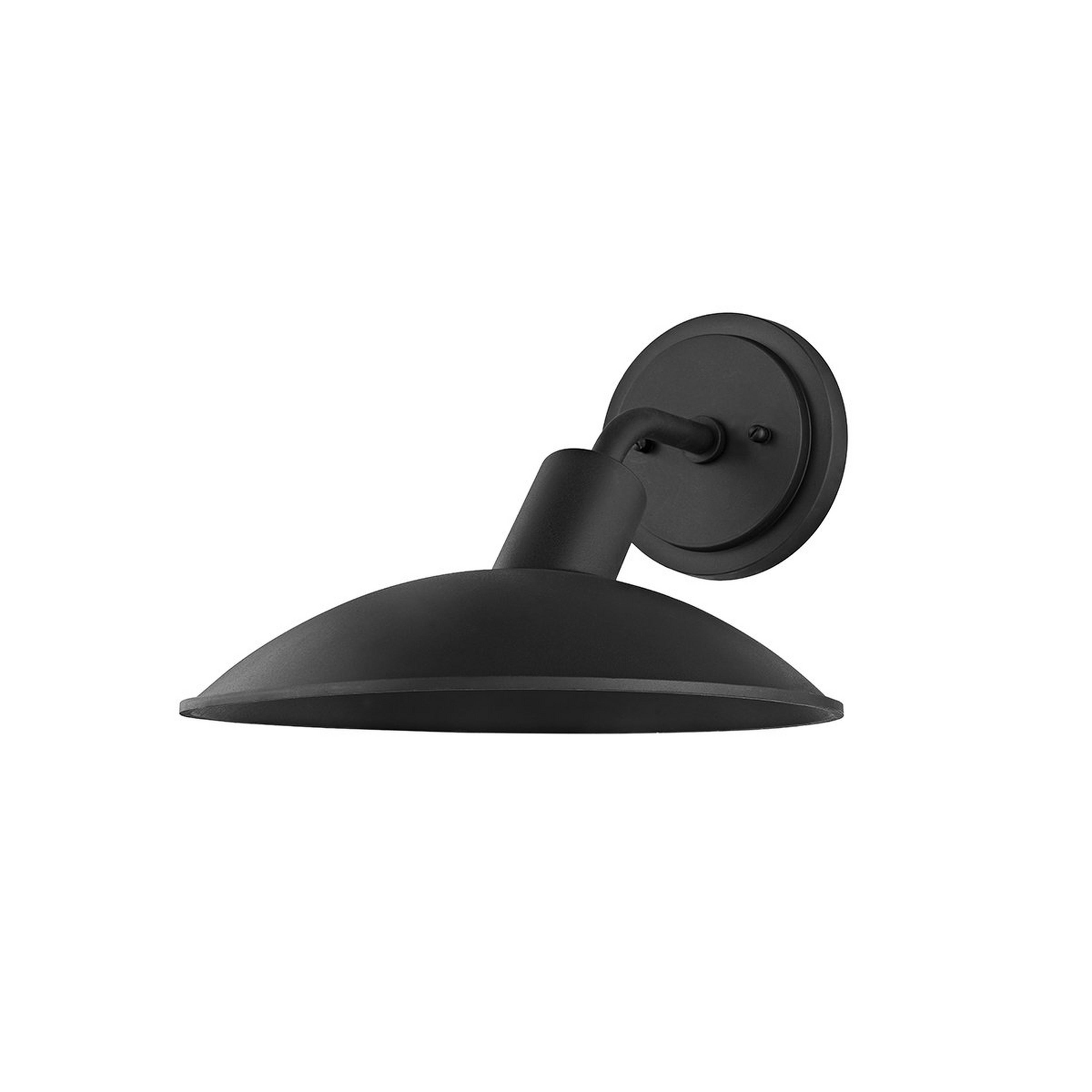 A Osvalda Outdoor Sconce with Textured Black  color
