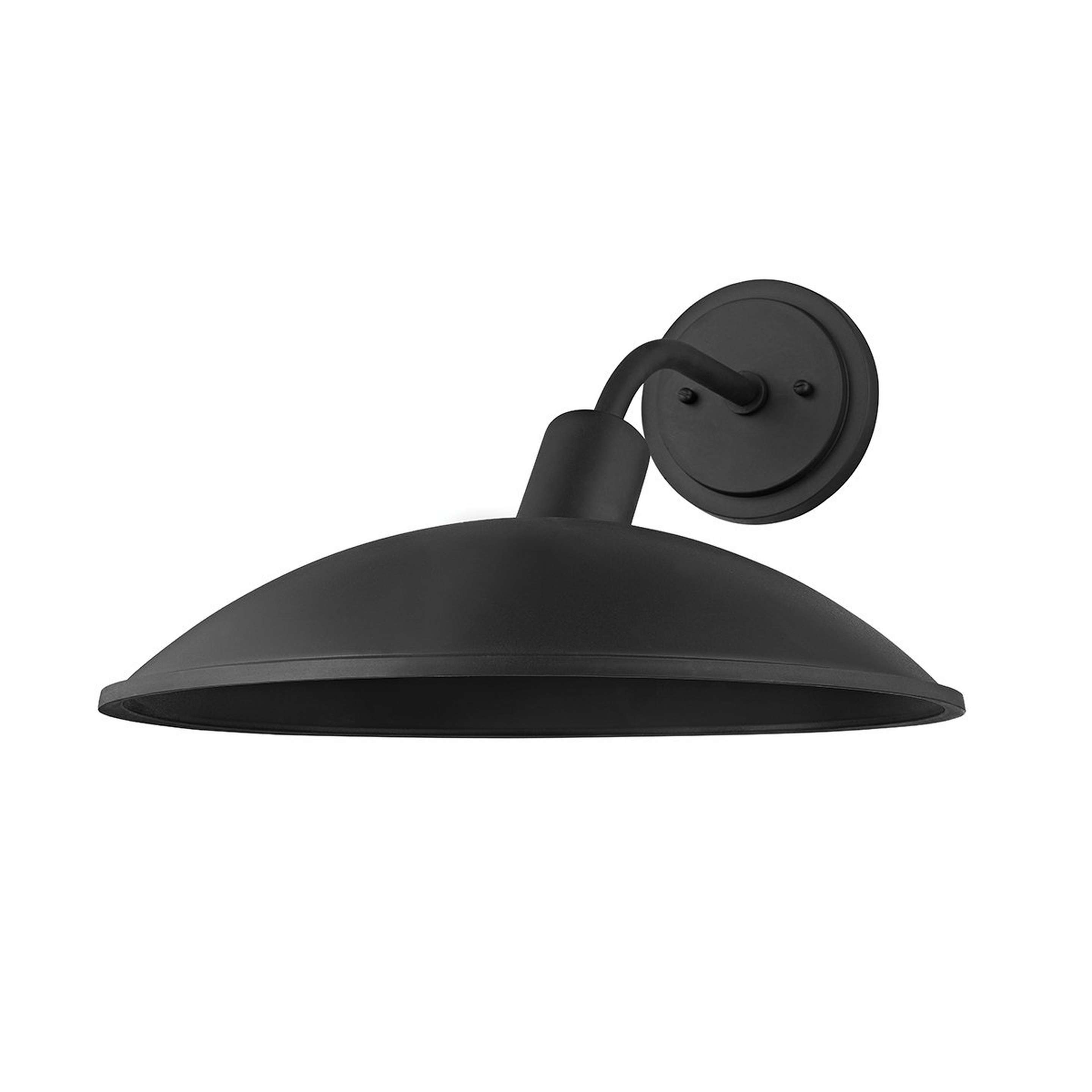 A Osvalda Outdoor Sconce - Large with Textured Black color