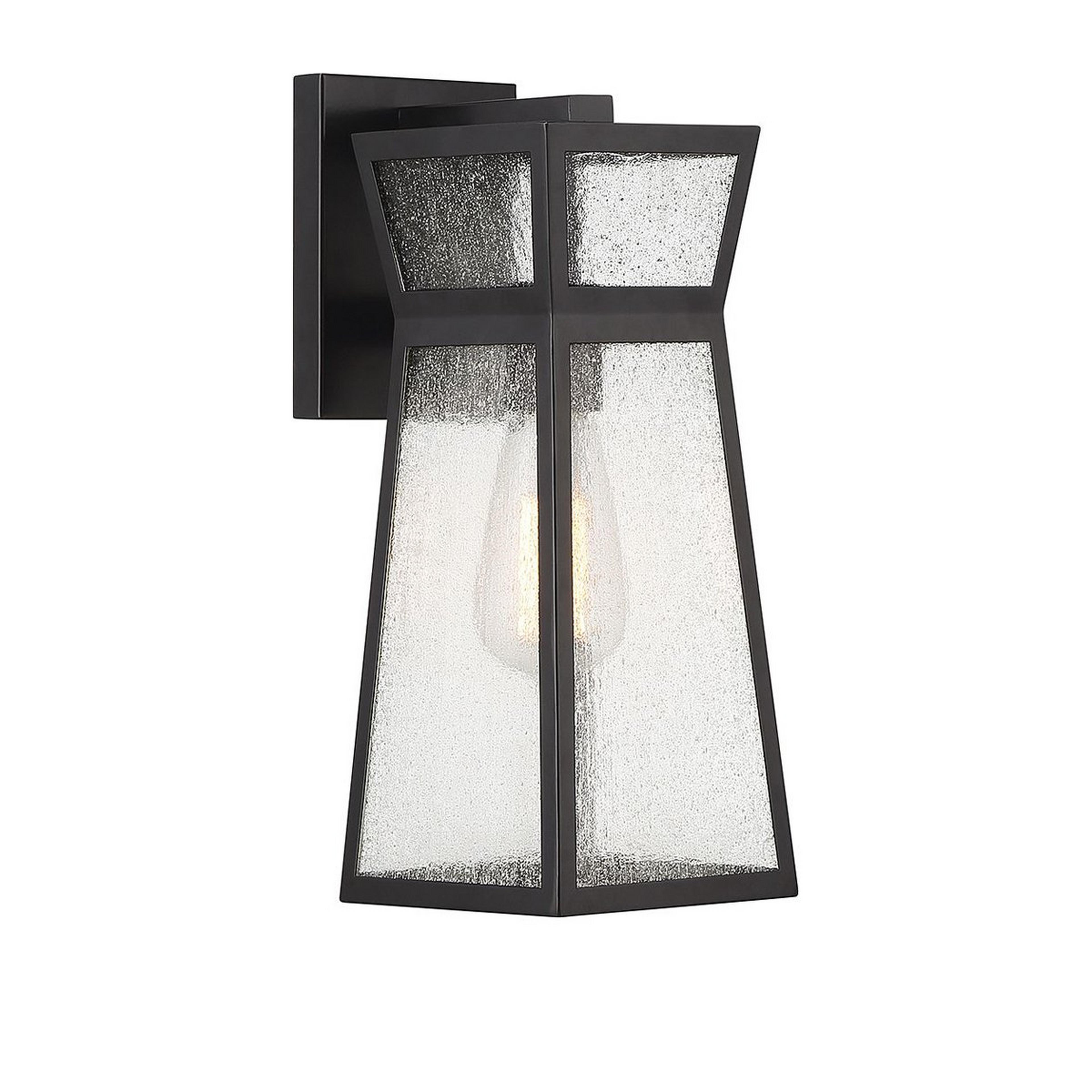 A Hourglass Lantern Outdoor Sconce with undefined color