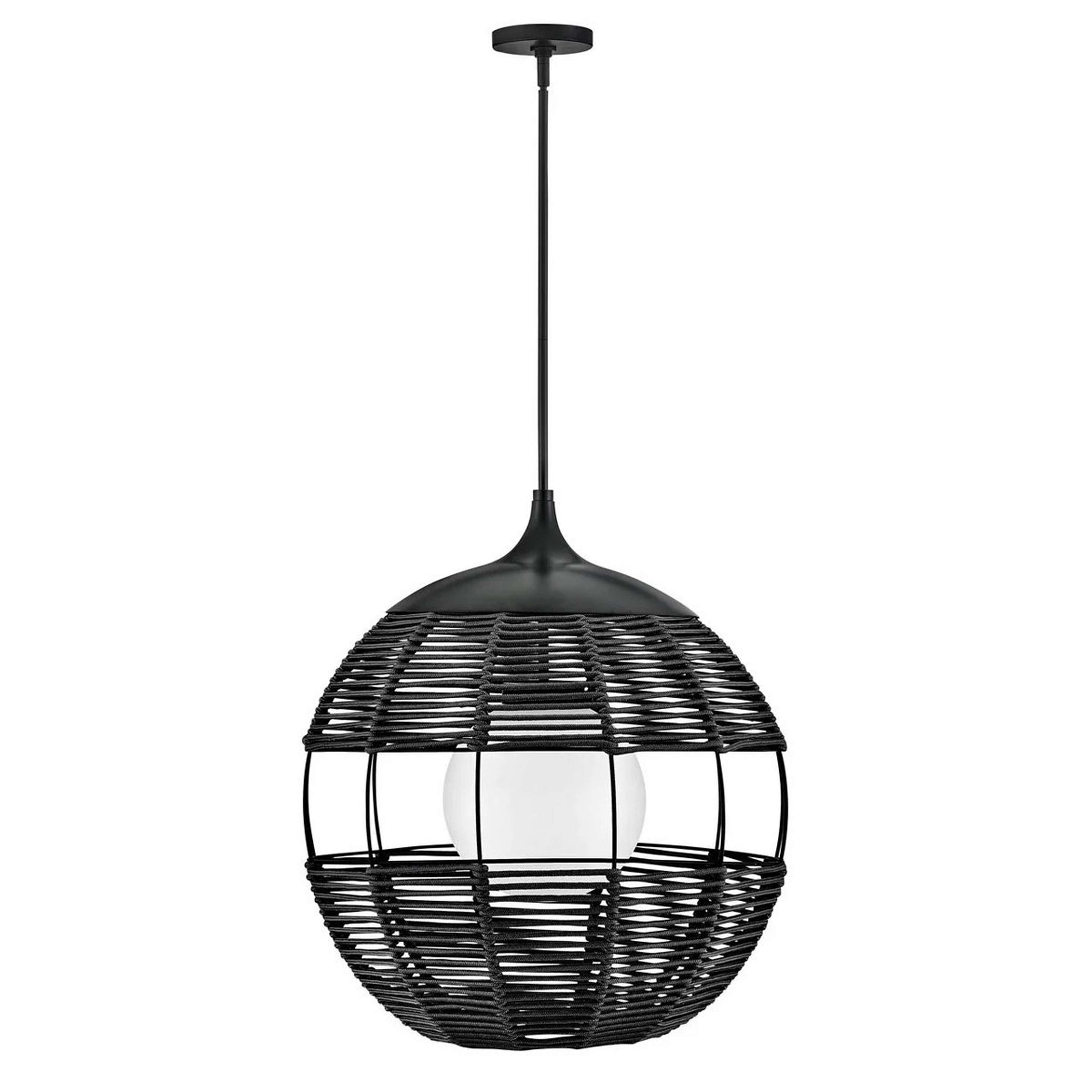 A Arvonia Outdoor Pendant - Large with Black color