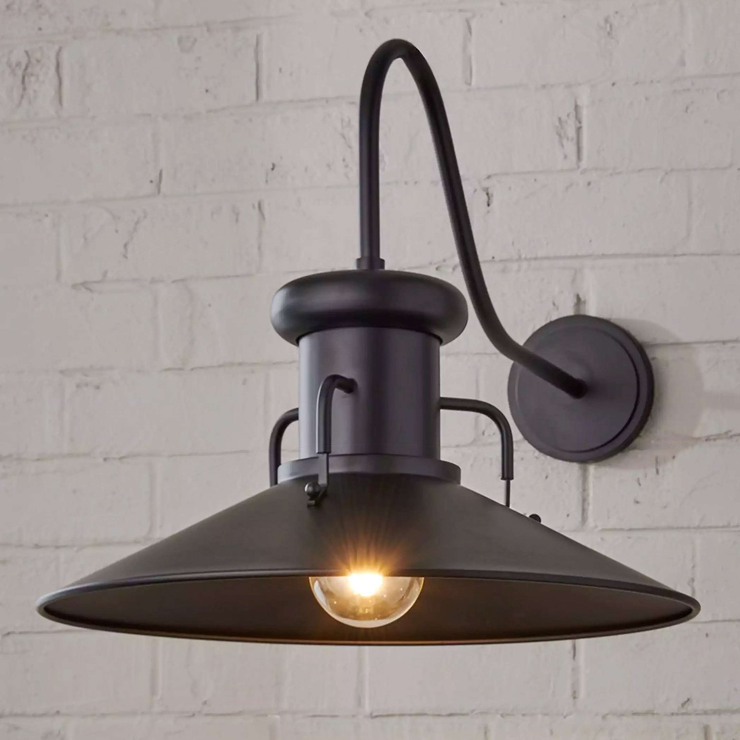 Matte Black Erin & Ben Co. Ben's Barn Light