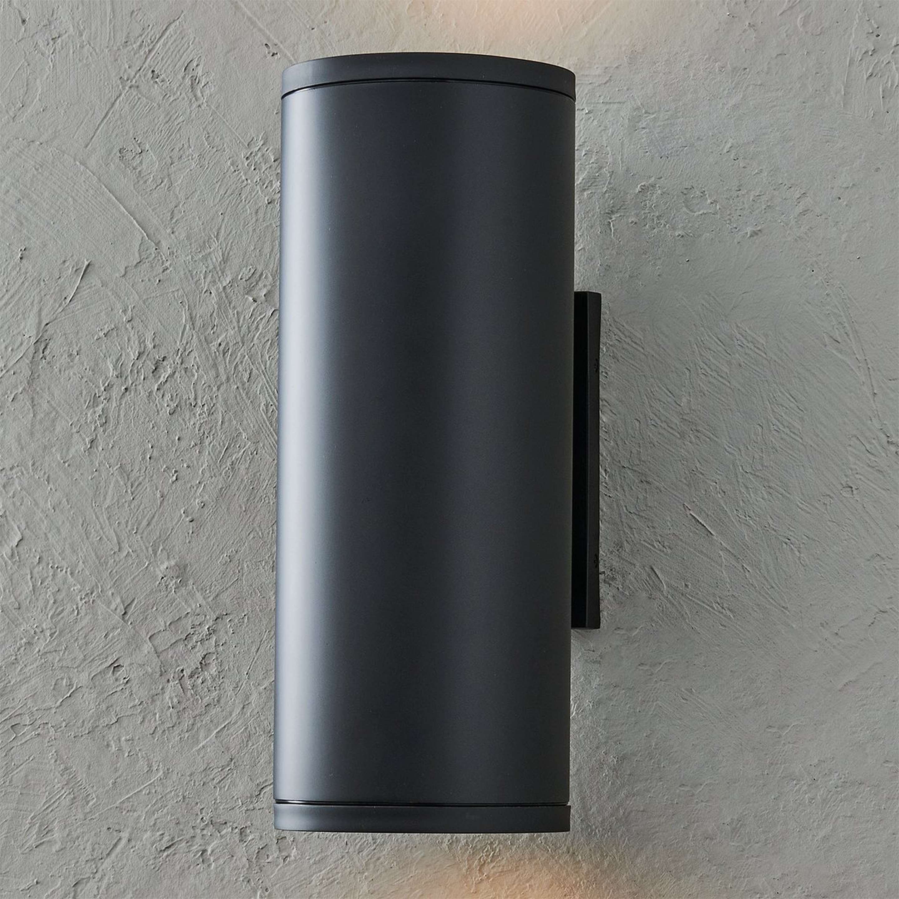 A Alistair Outdoor Sconce - Large with Black color
