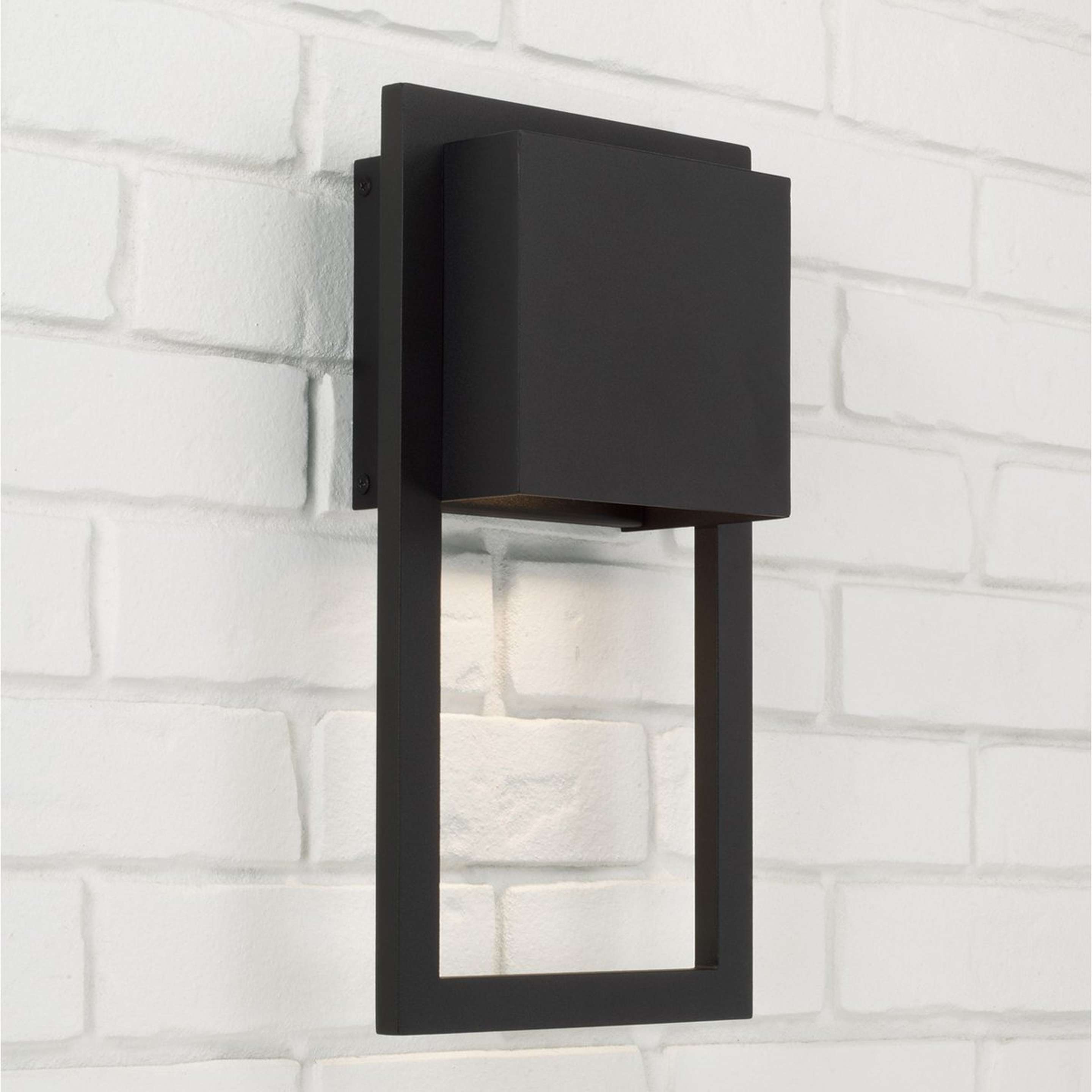 A Stonecrop Wall Sconce - Small with Black color