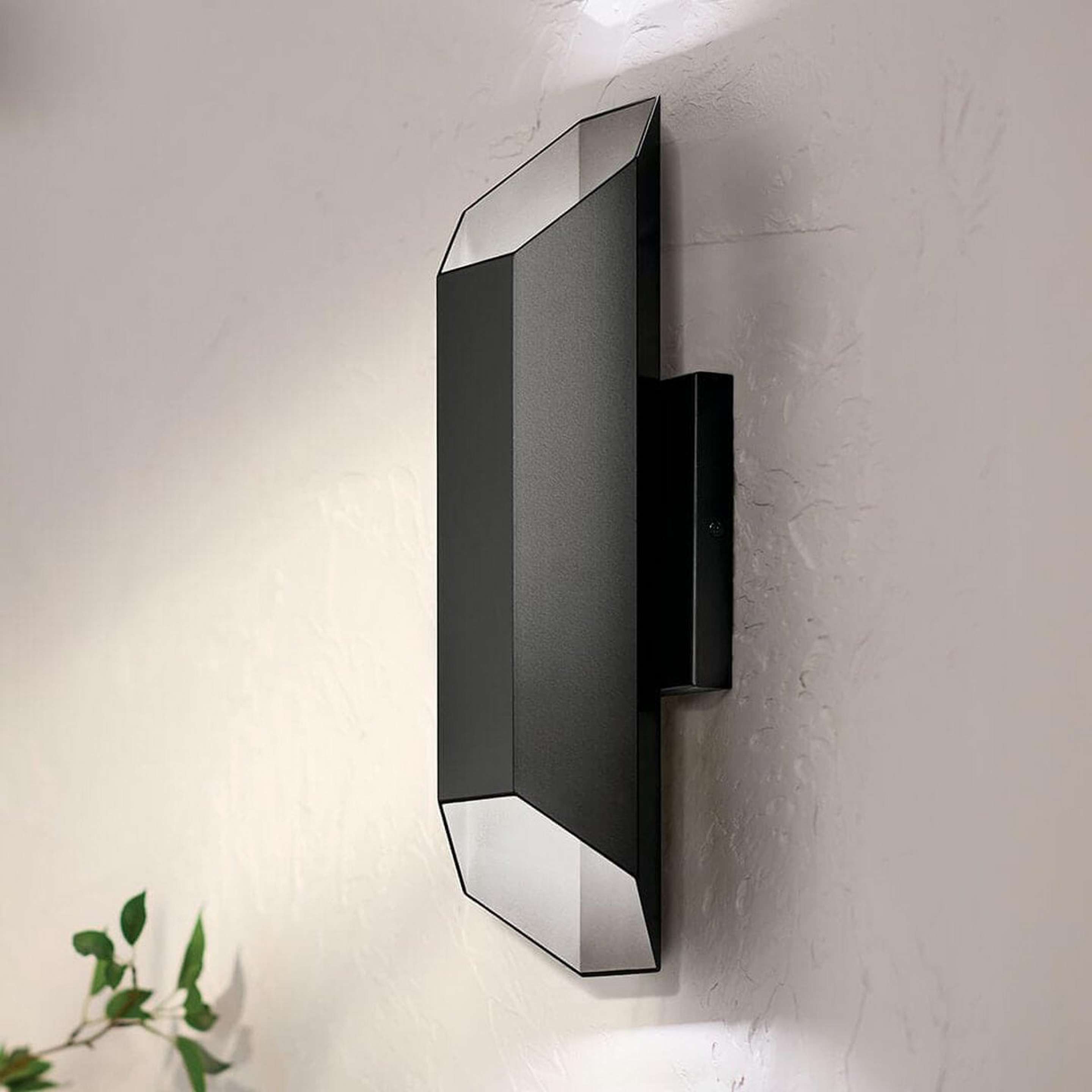 A Ashling LED Outdoor Sconce - Large with Black color