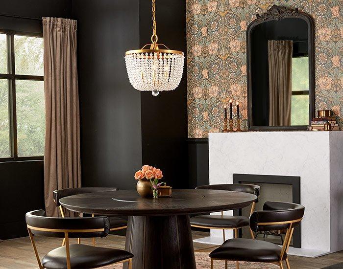 Grandmillennial Glam Dining Room