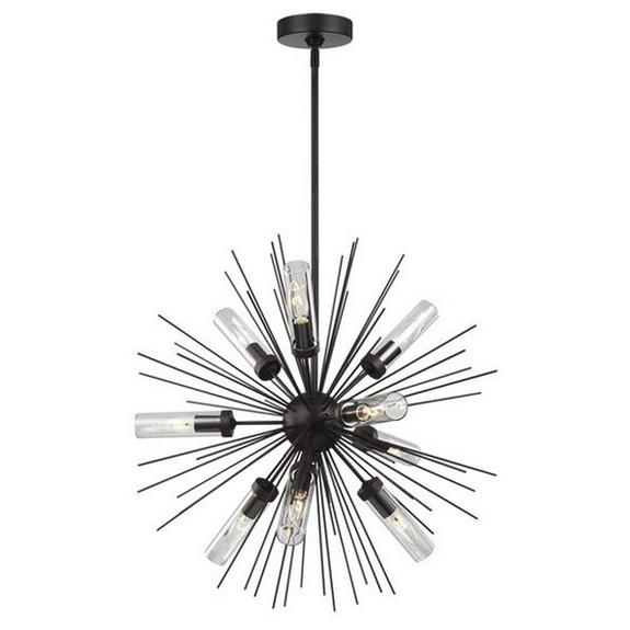 Adjustable height outdoor chandelier