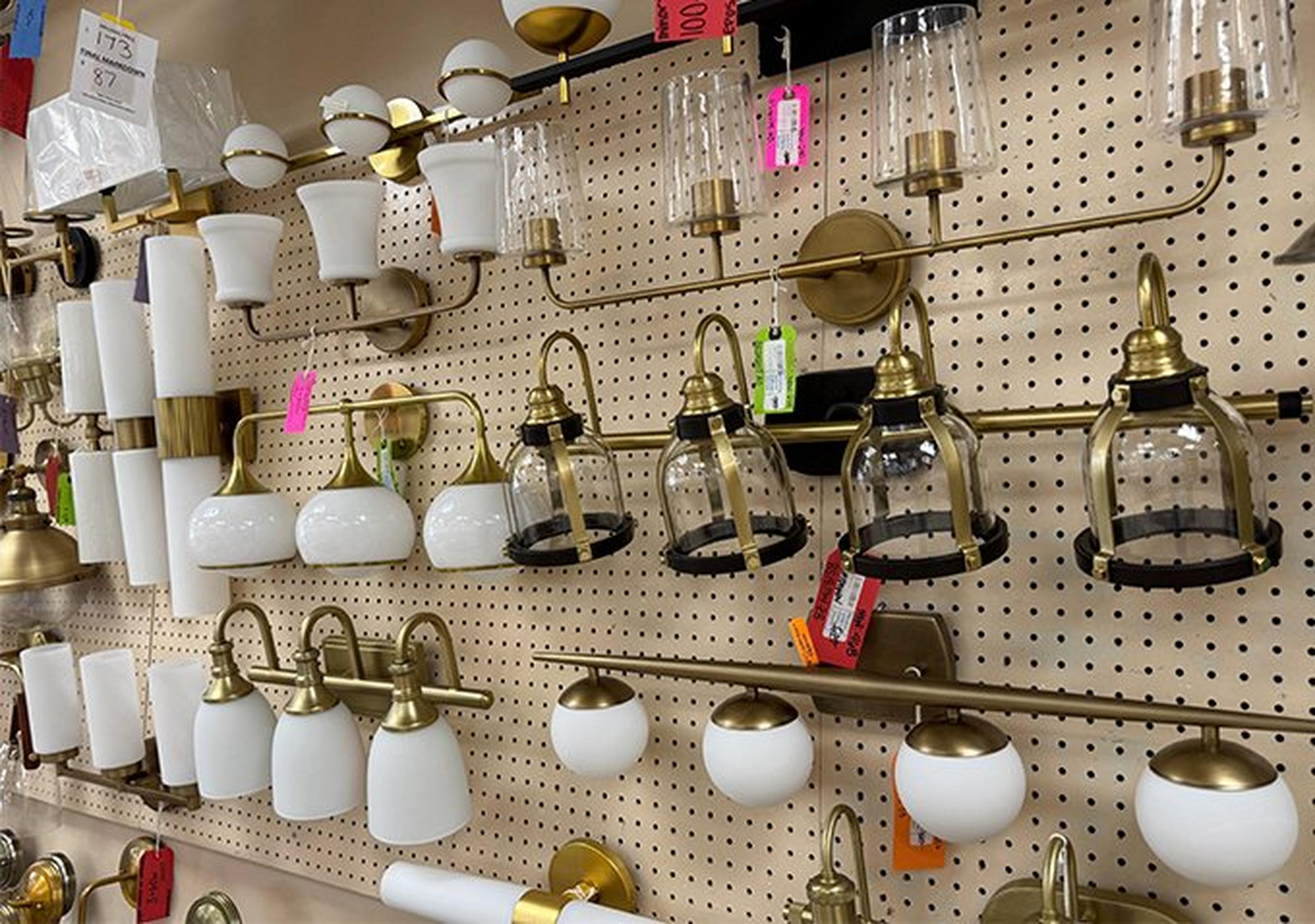 Collection of Bath Lights at the Decorating Outlet