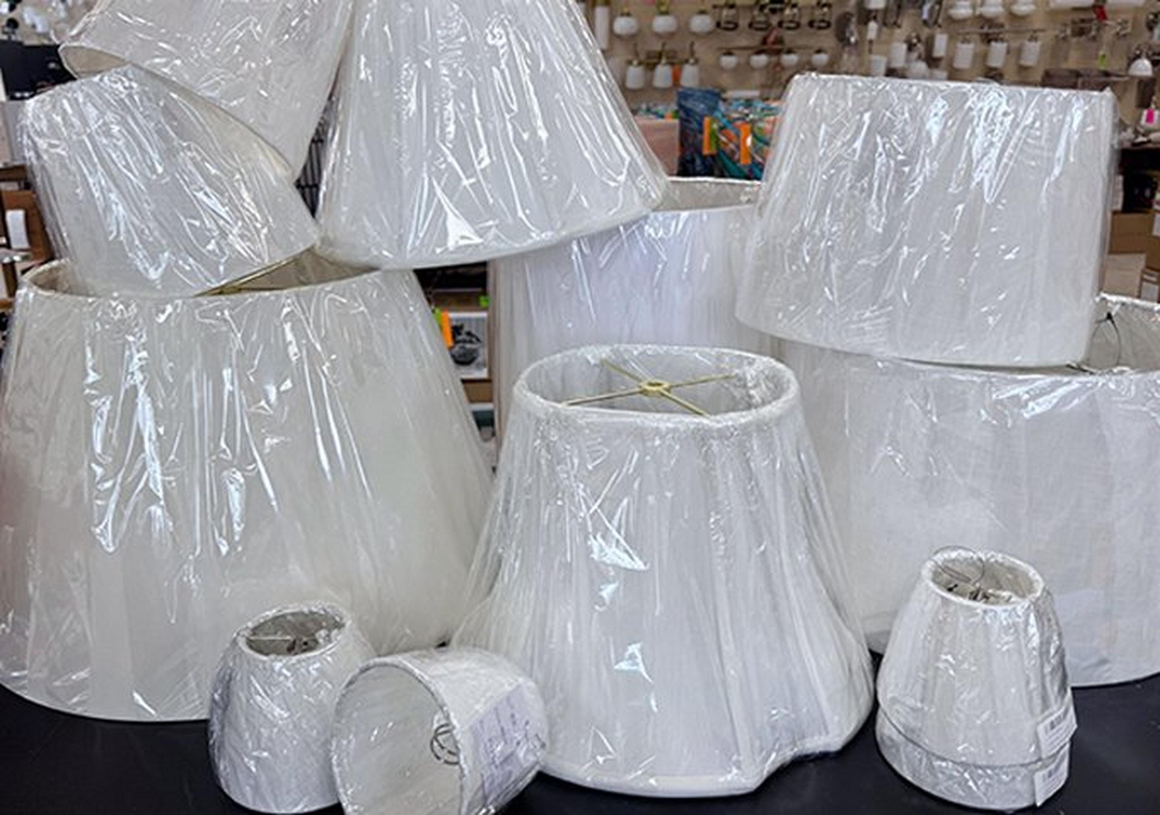 Collection of Lamp Shades at the Decorationg Outlet