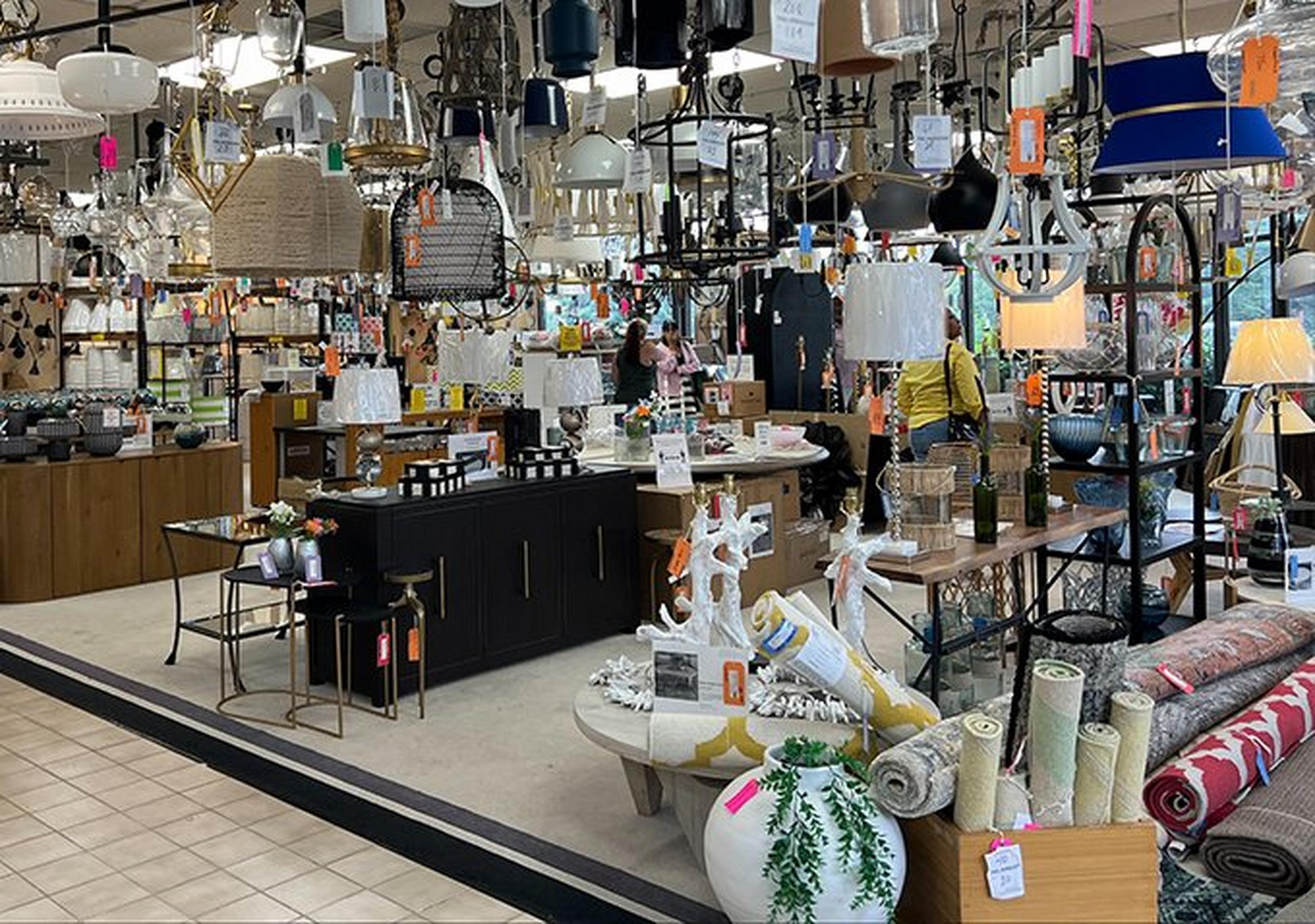 Collection of Hanging Lights at the Decorating Outlet
