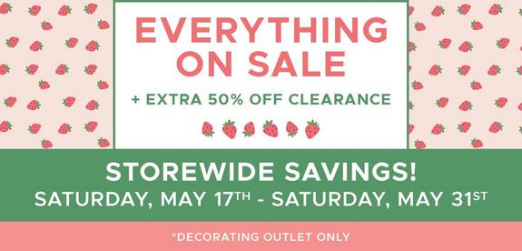 Everything on Sale at the Decorating Outlet